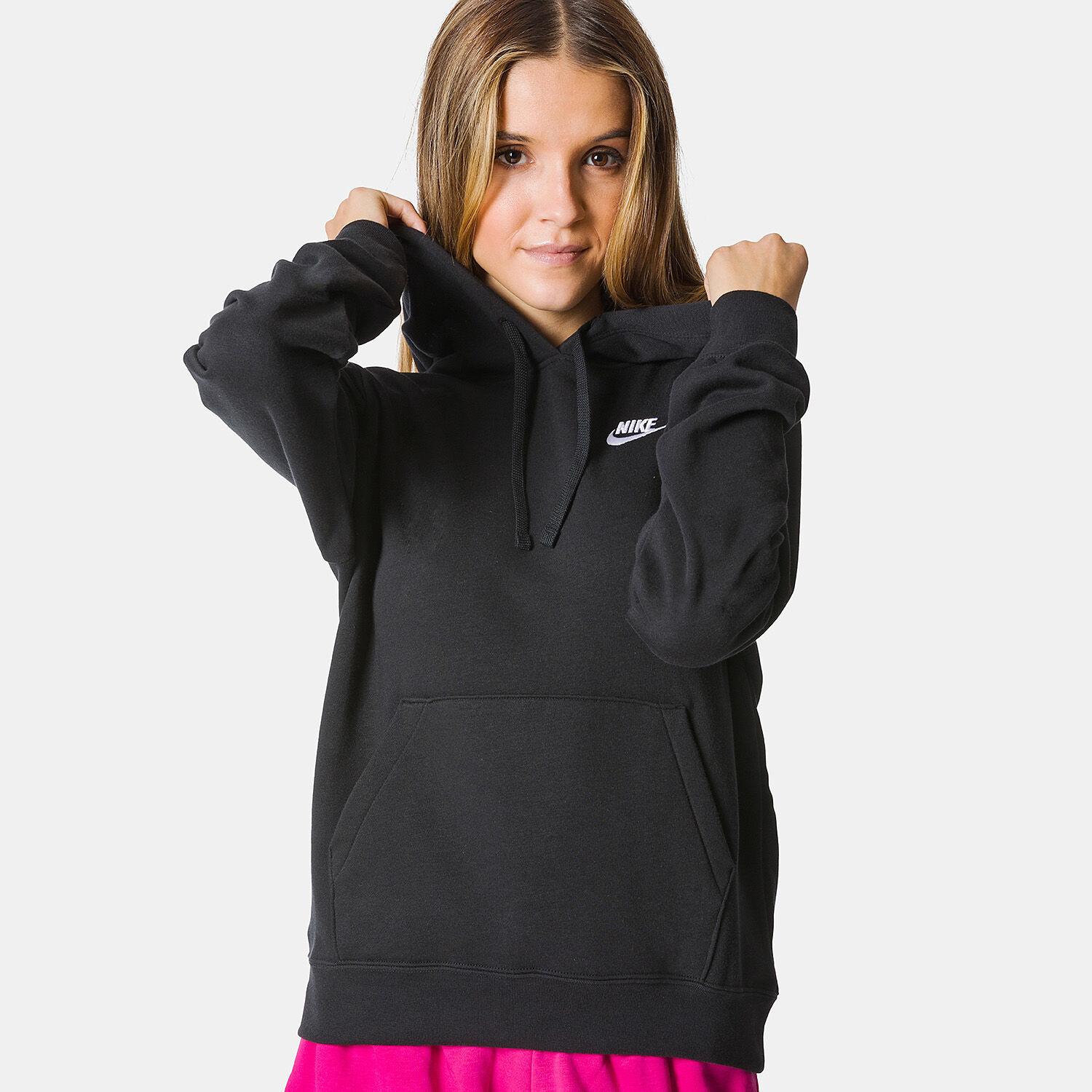 Nike Sportswear Club Fleece sweatshirt black and white AW LAB