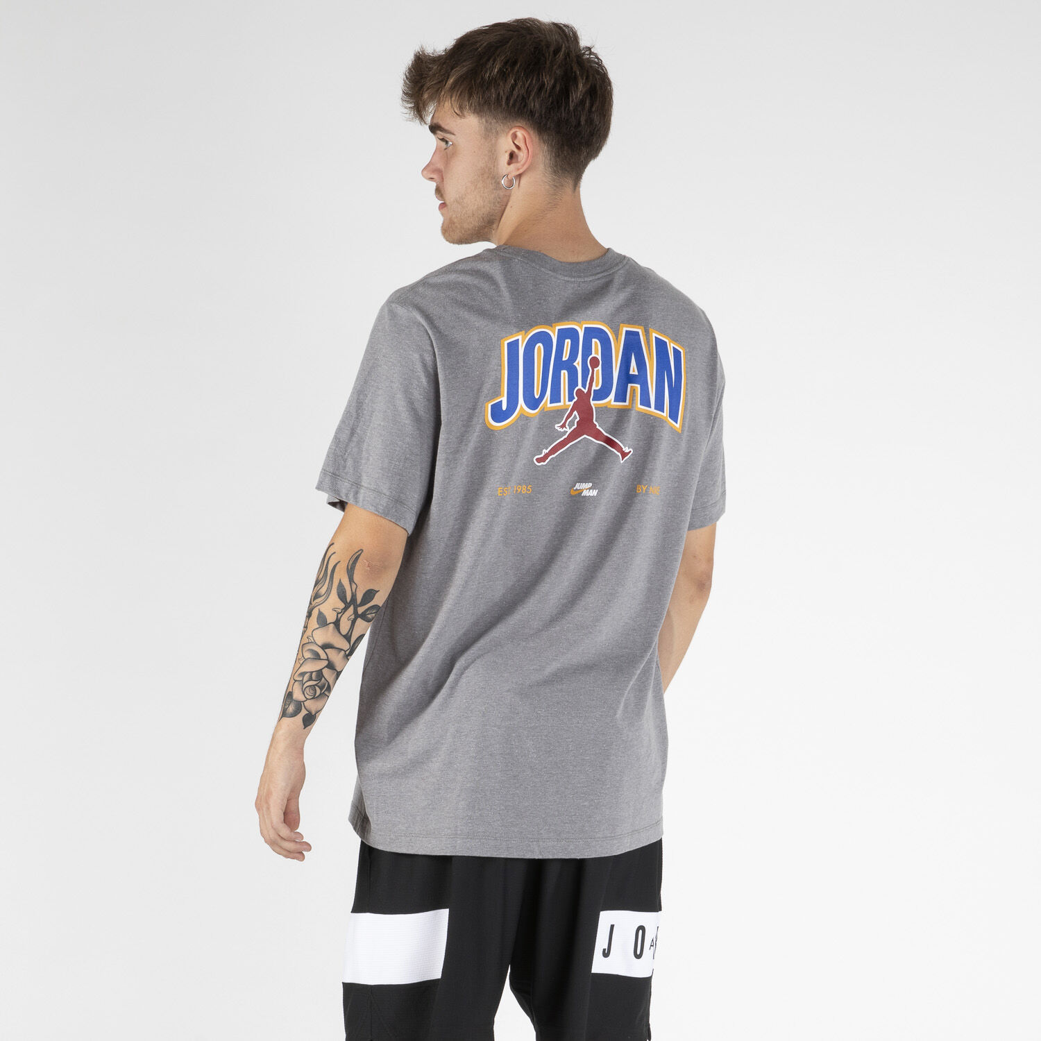 JORDAN JUMPMAN T SHIRT grey AW LAB