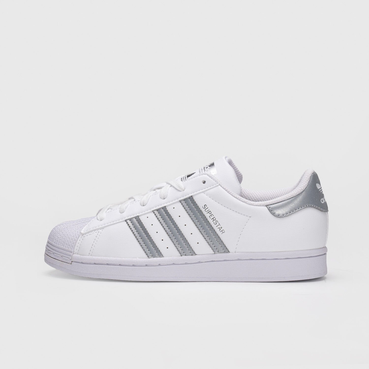 adidas Superstar silver and white AW LAB
