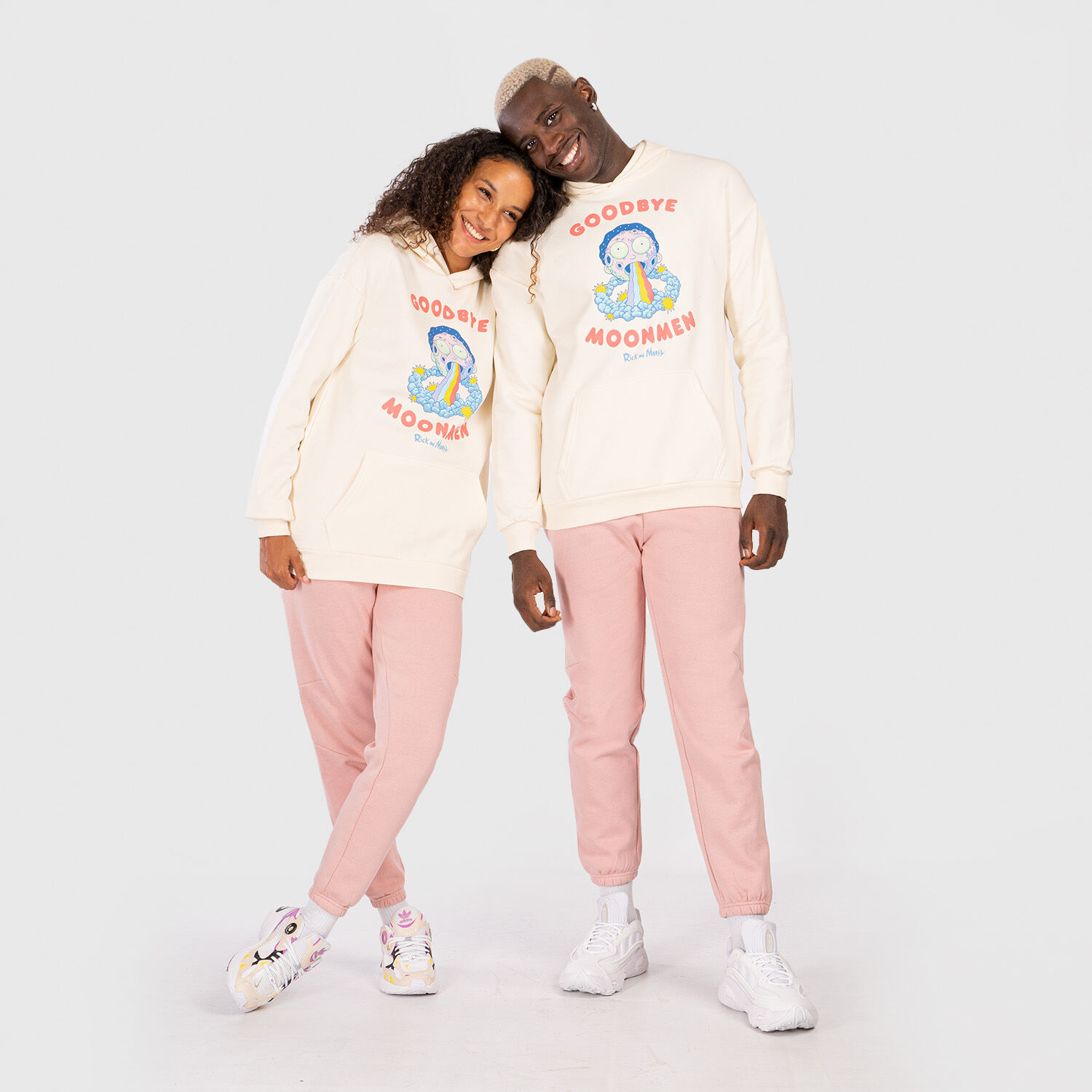 Adidas hoodie rick and top morty
