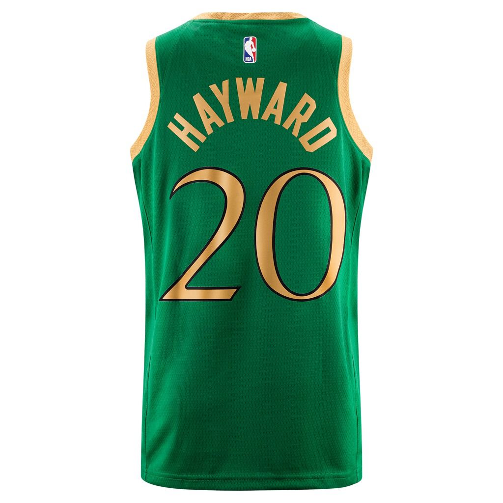 Nike NBA Connected Jerseys GREEN AW LAB
