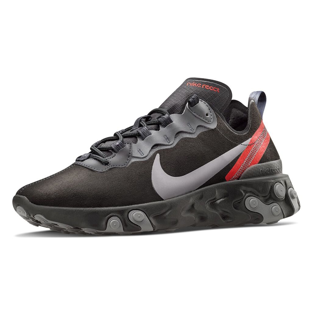 nike react 55 black red