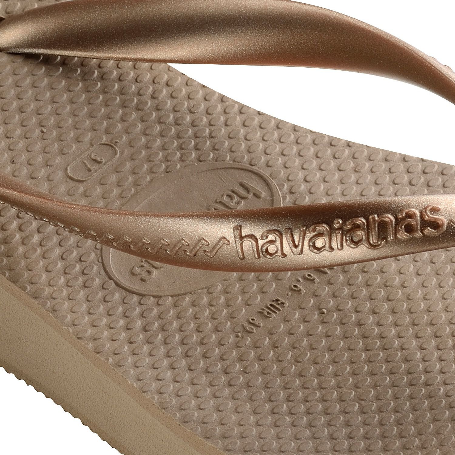 Havaianas high cheap light rose gold