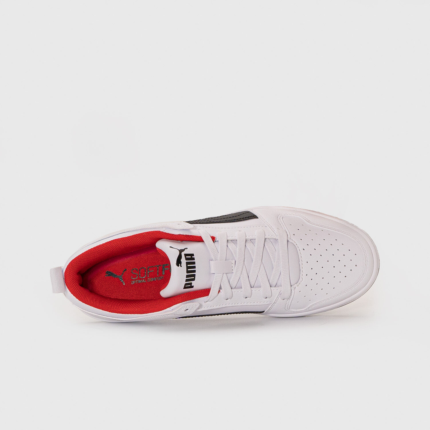 Puma Rebound Layup Lo black white and red AW LAB