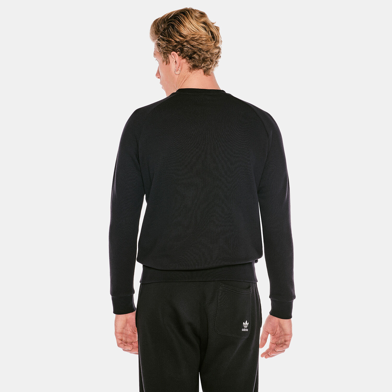 Adidas originals premium hot sale basics crew sweatshir