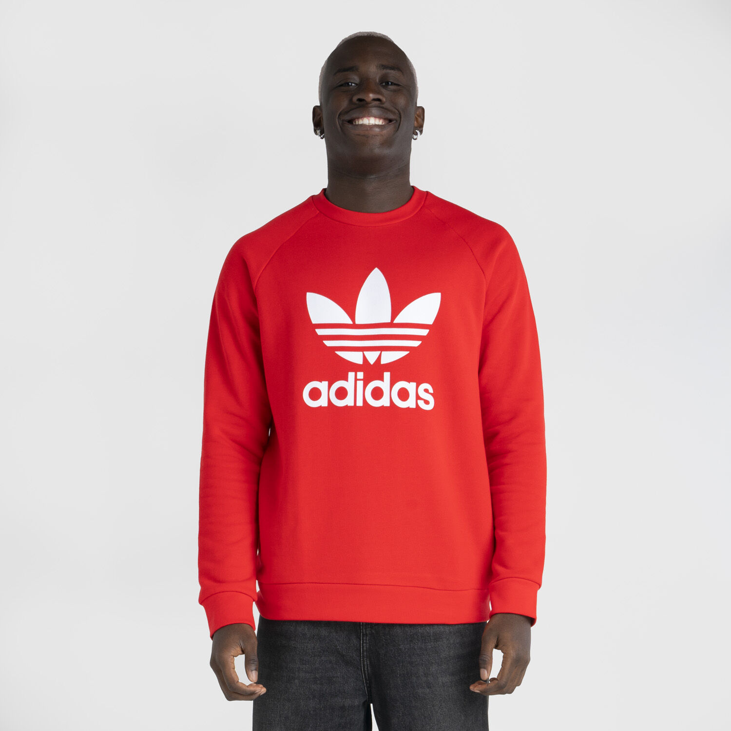 Adidas trefoil deals red