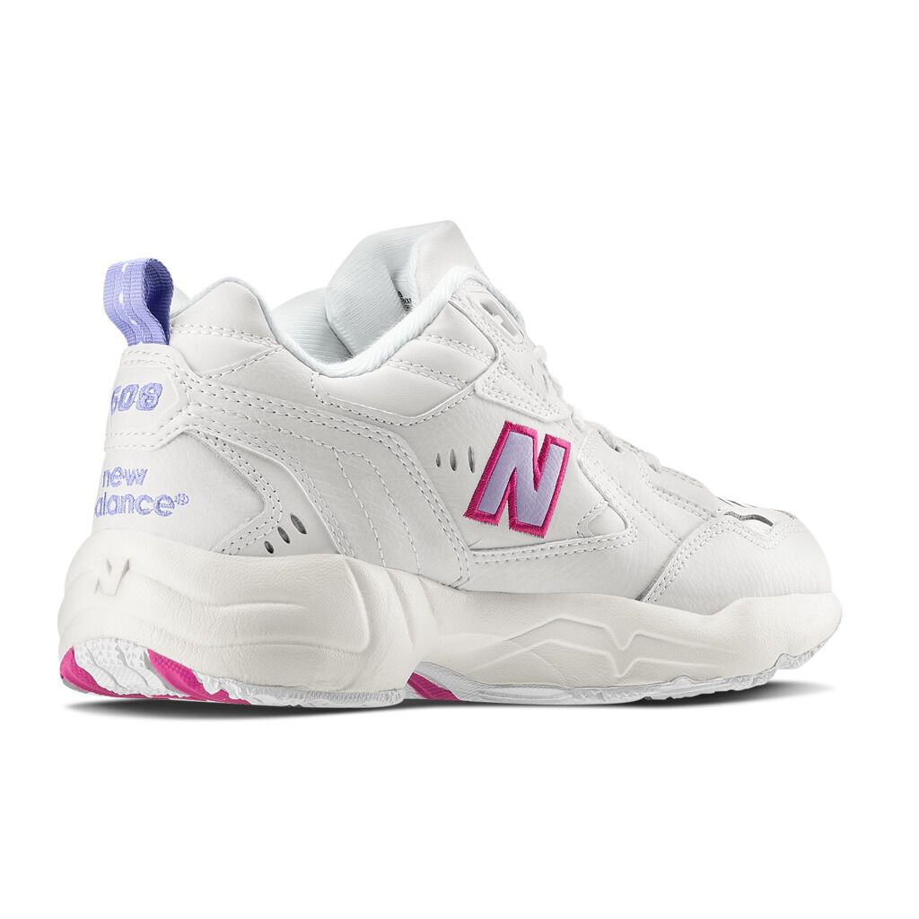 New Balance 608 white and pink shoes AW LAB