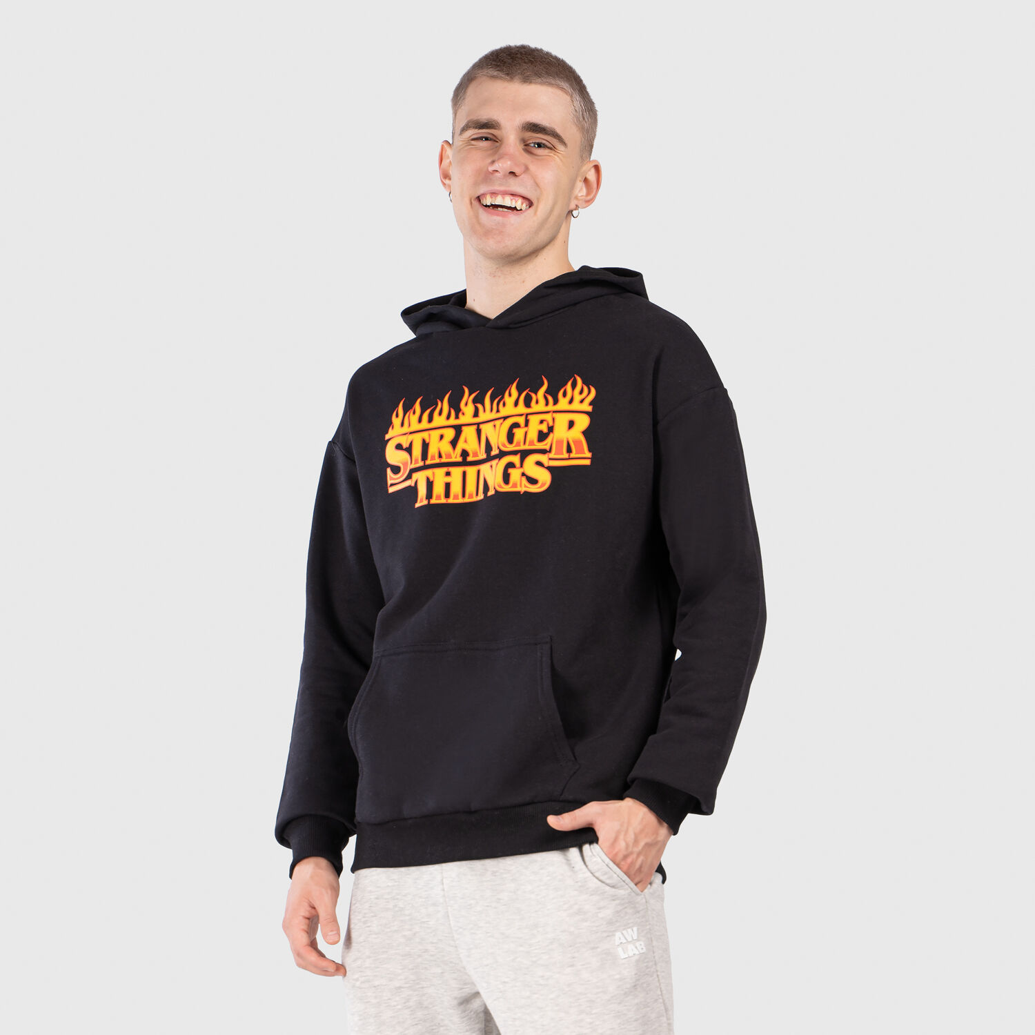 Yellow stranger things hoodie hotsell