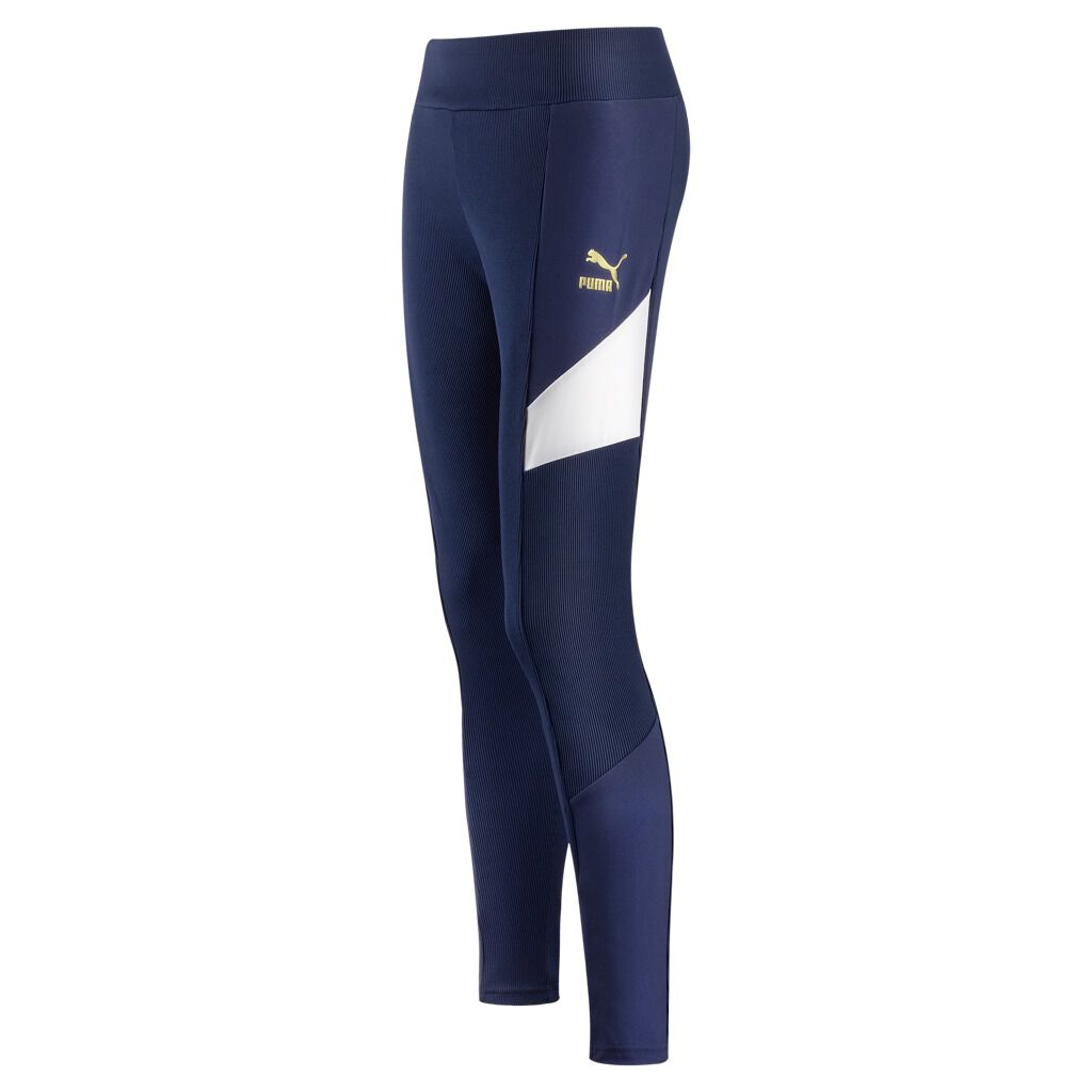 Puma Retro Rib women s blue leggings AW LAB