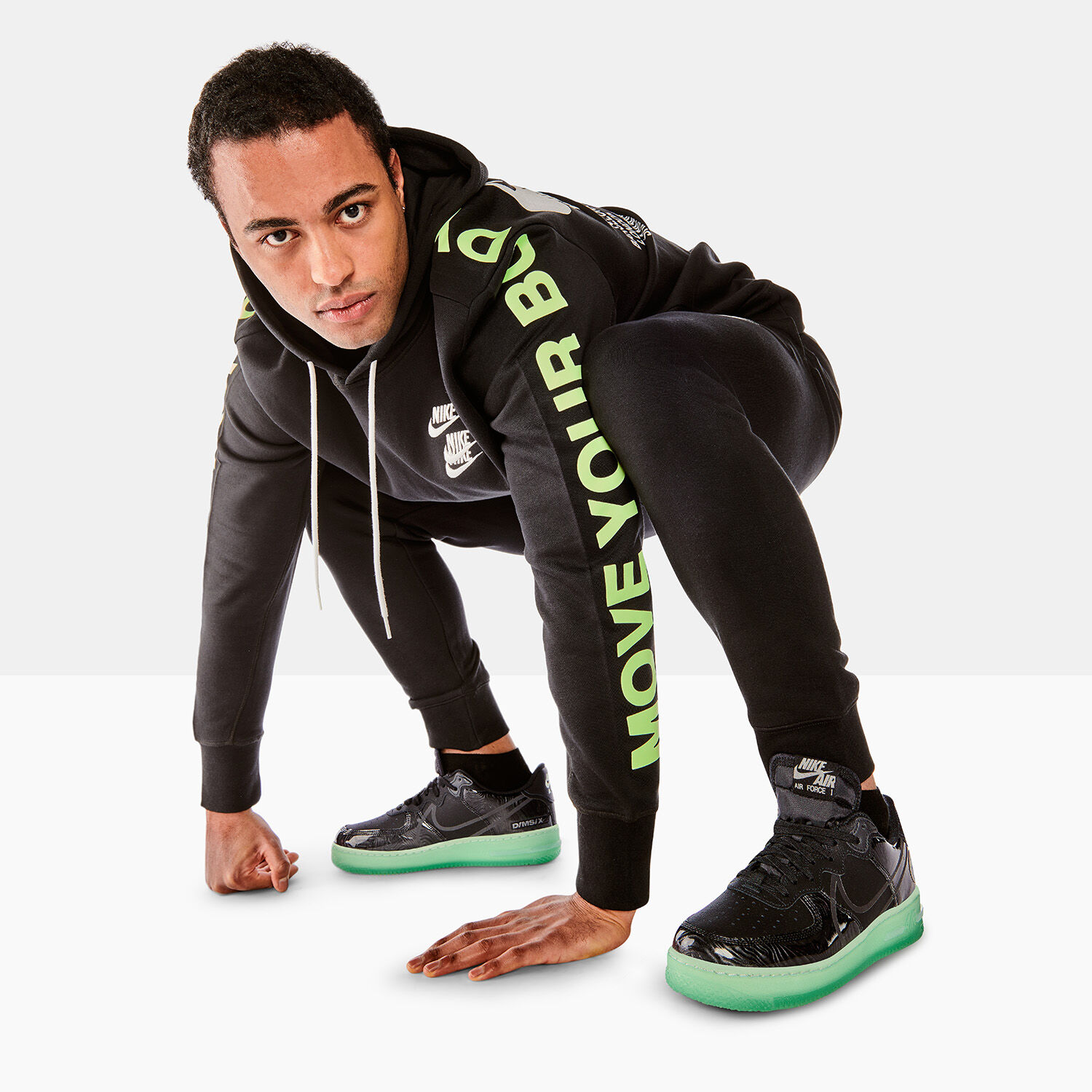 Nike suela verde best sale