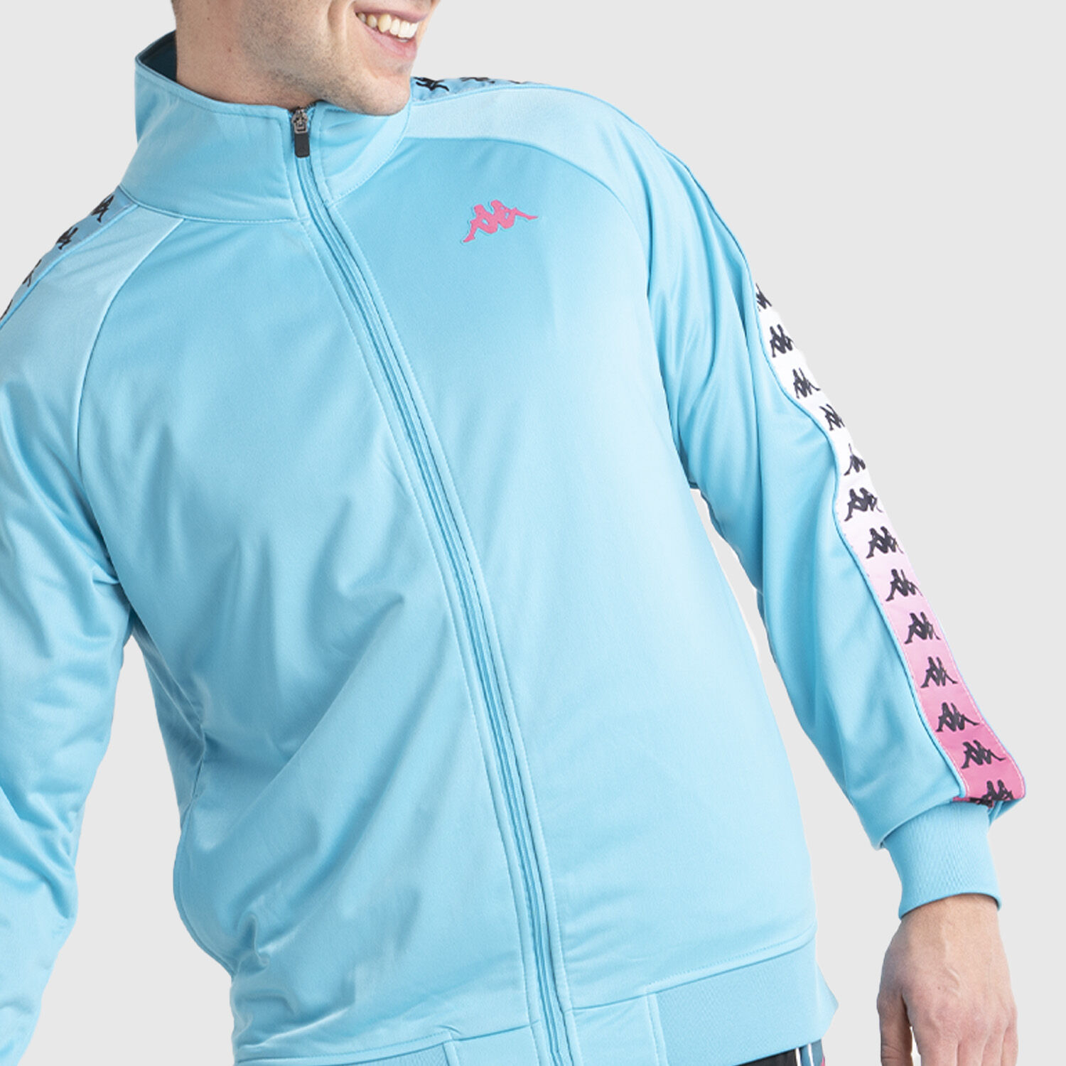Felpa kappa azzurra sales