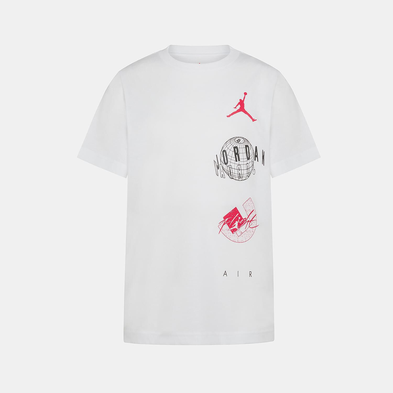 White red and black Jordan Air Globe T shirt AW LAB