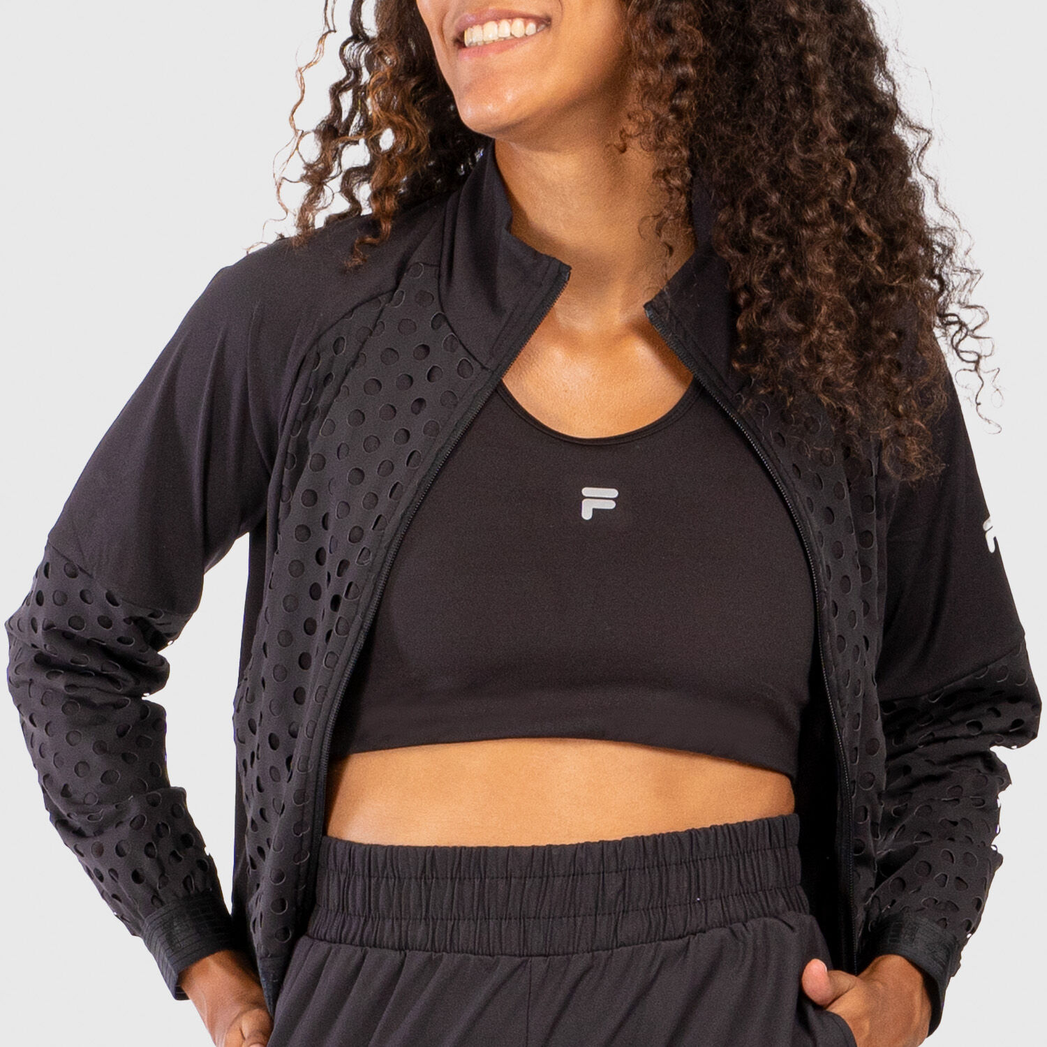 Fila shop crop jacket