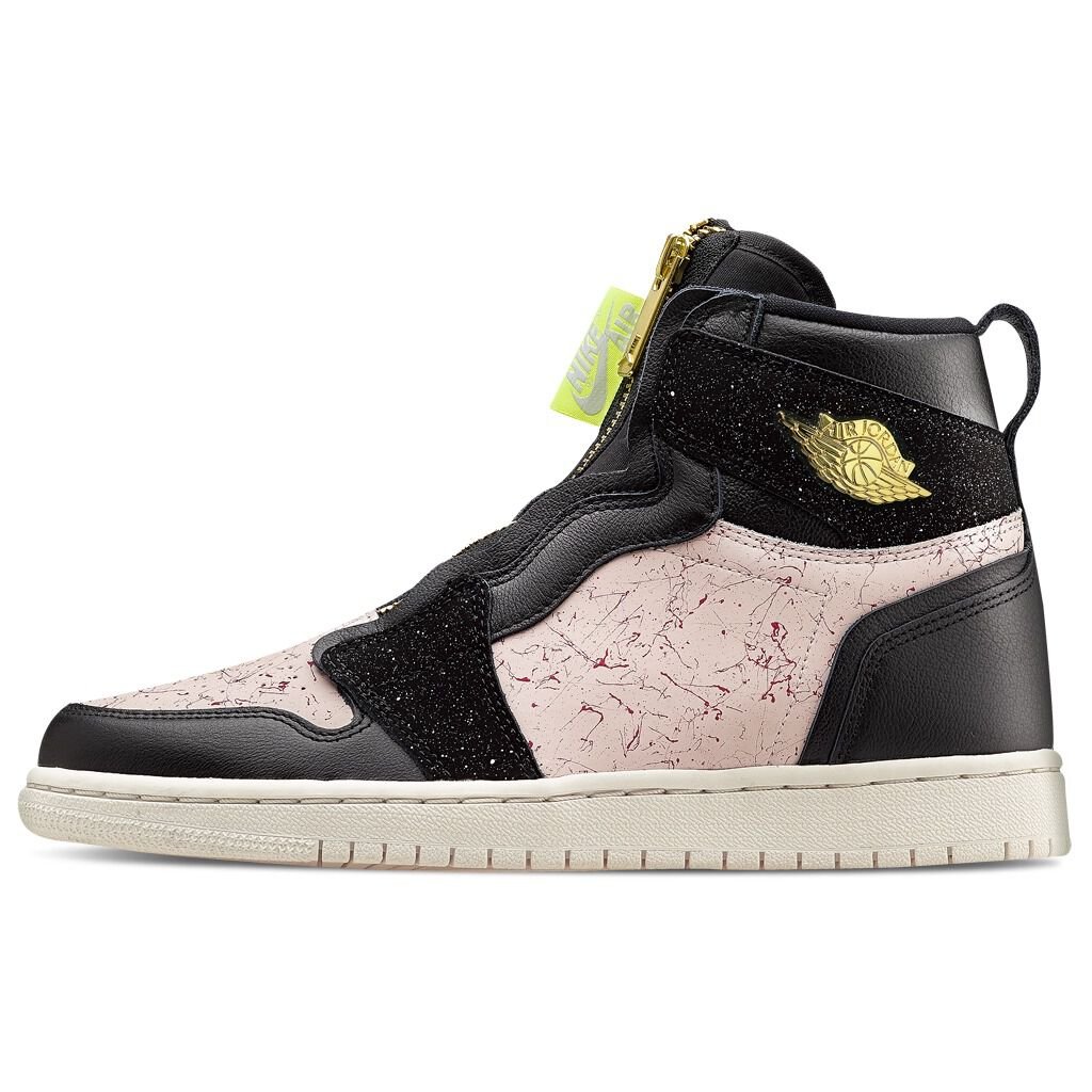 Nike Air Jordan 1 High Zip Female RED A O BORDEAUX AW LAB