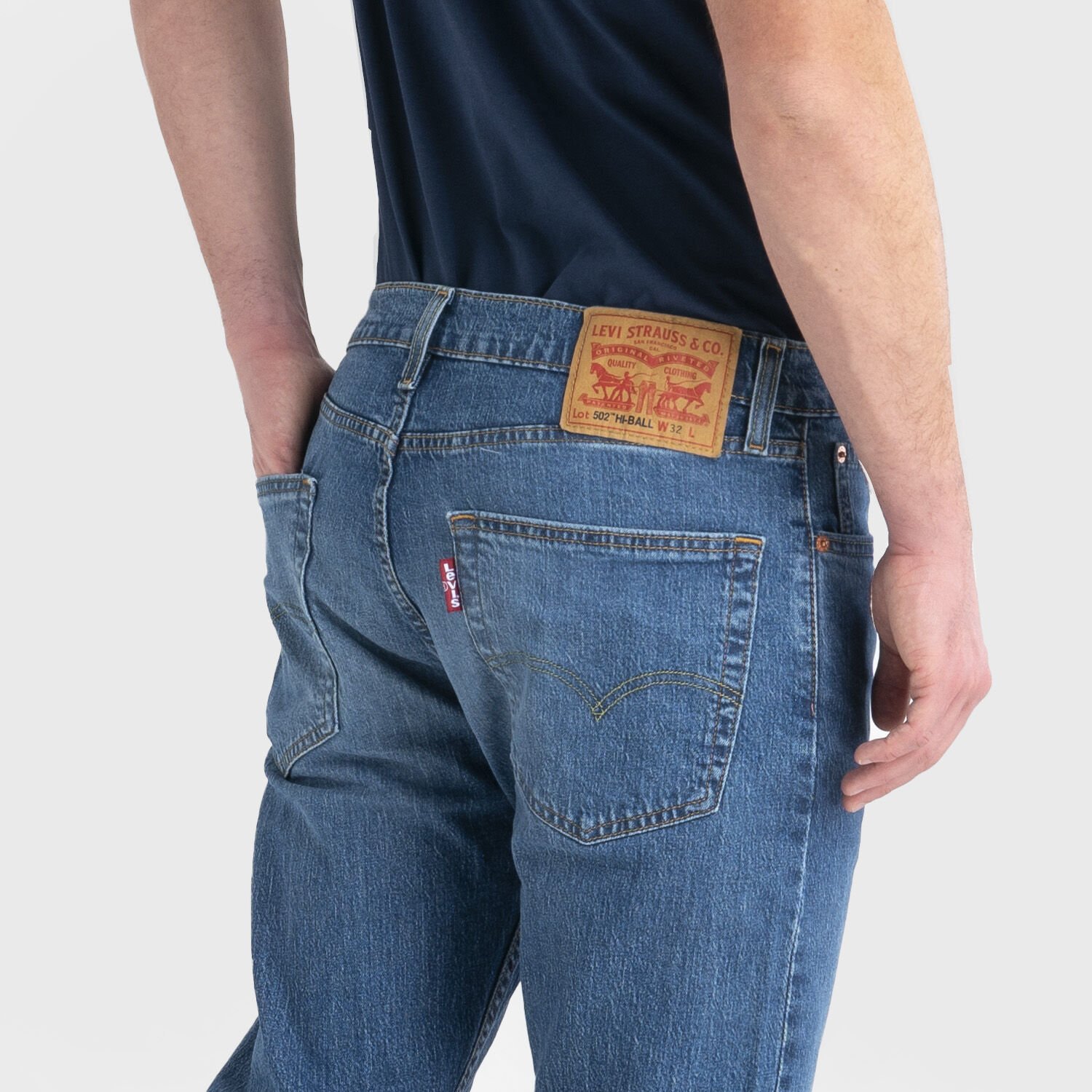 Levi s 502 Taper Hi Ball Jeans AW LAB
