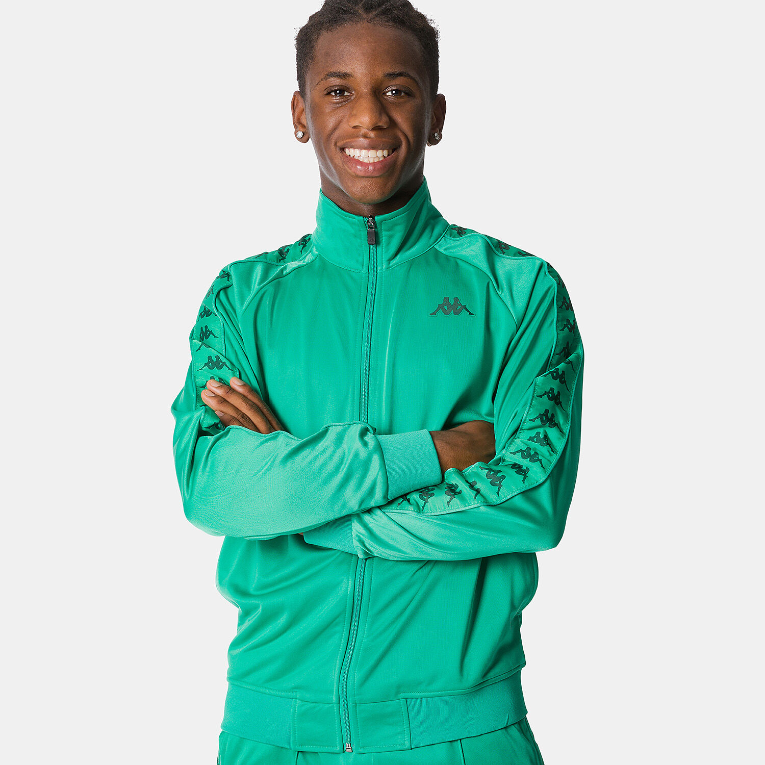 Kappa 222 Banda Anniston Slim Sweatshirt green AW LAB