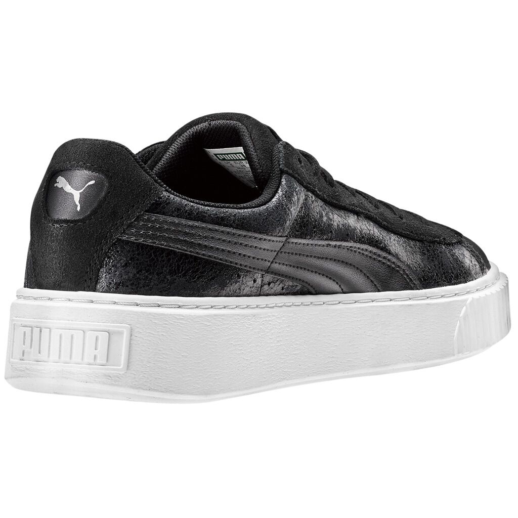 PUMA Suede Platform Metallic Safari black shoes AW LAB