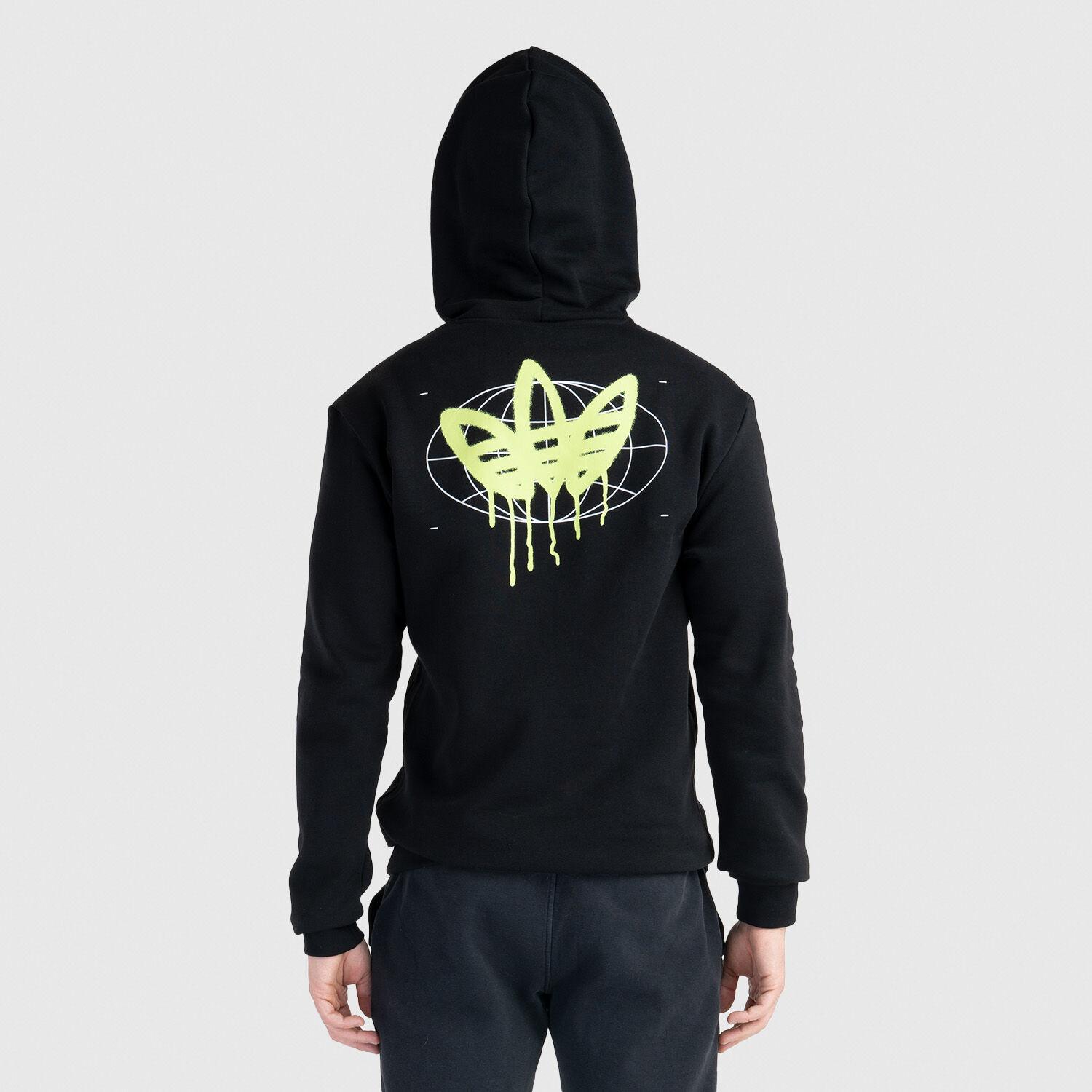 Black and gold adidas deals trefoil hoodie