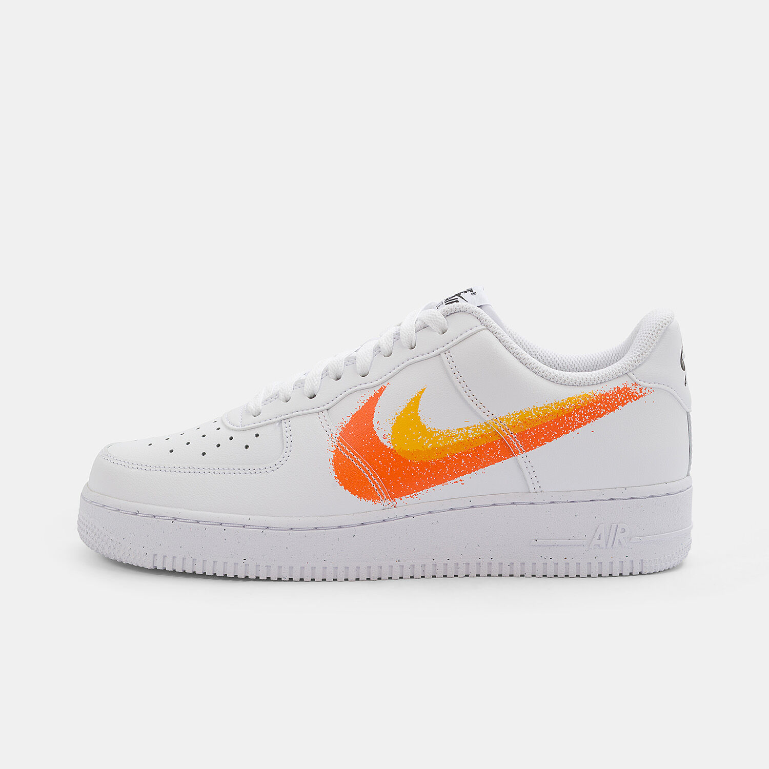 Nike Air Force 1 07 orange yellow and white AW LAB
