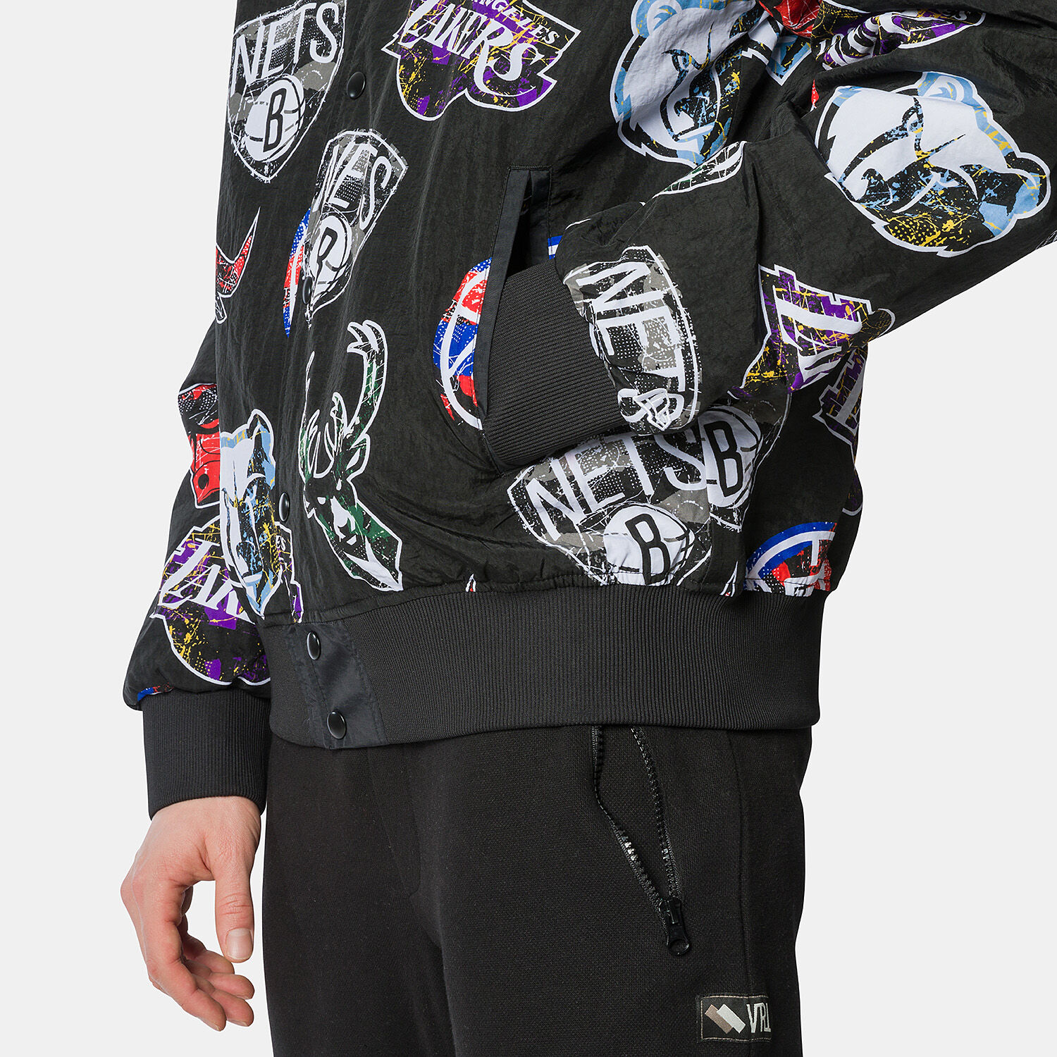 New era nba online all over logo jacket