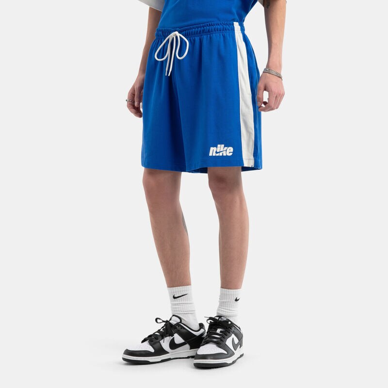 Nike Sportswear Club Knit Flow Shorts, blue/white/red