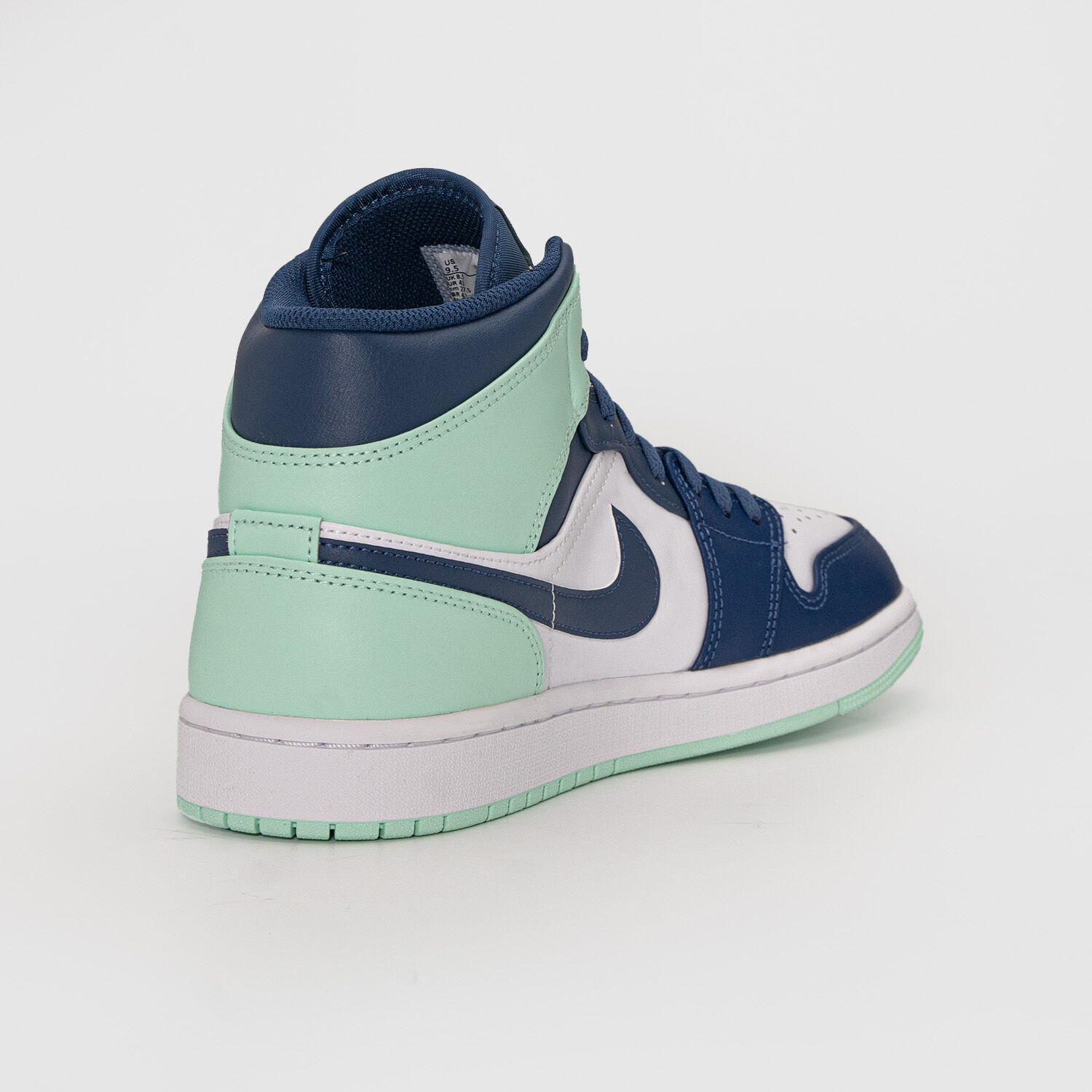 Jordan 1 Mid Mystic Navy Mint Foam AW LAB