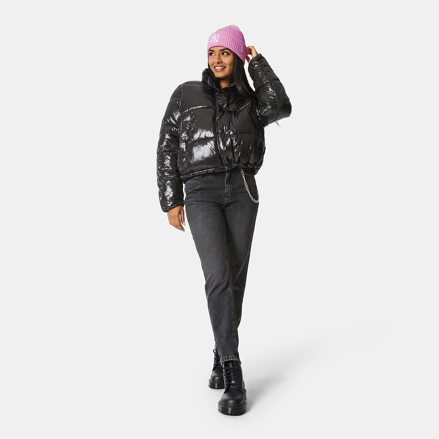 Only cropped puffer jacket clearance