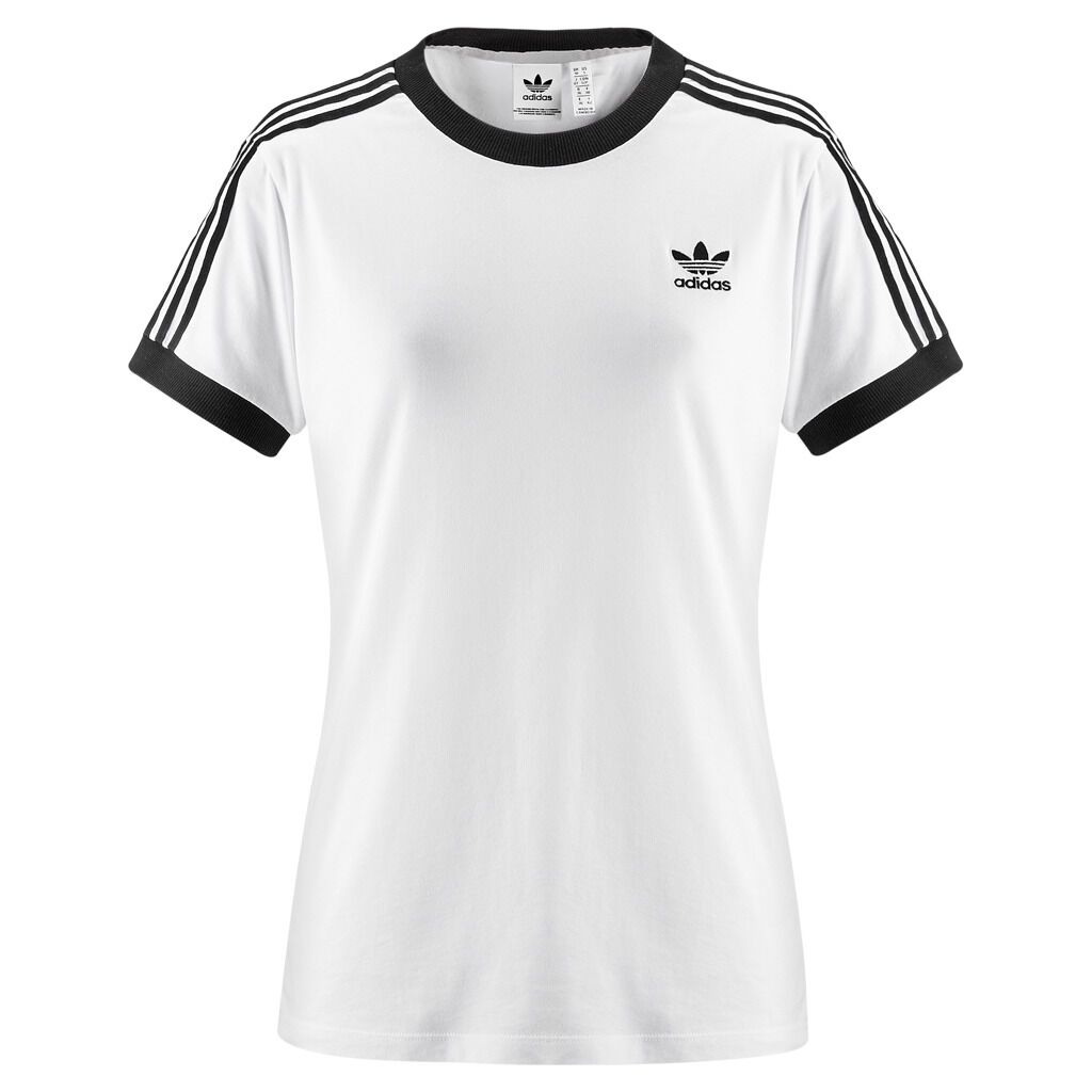 Maglia bianca adidas top