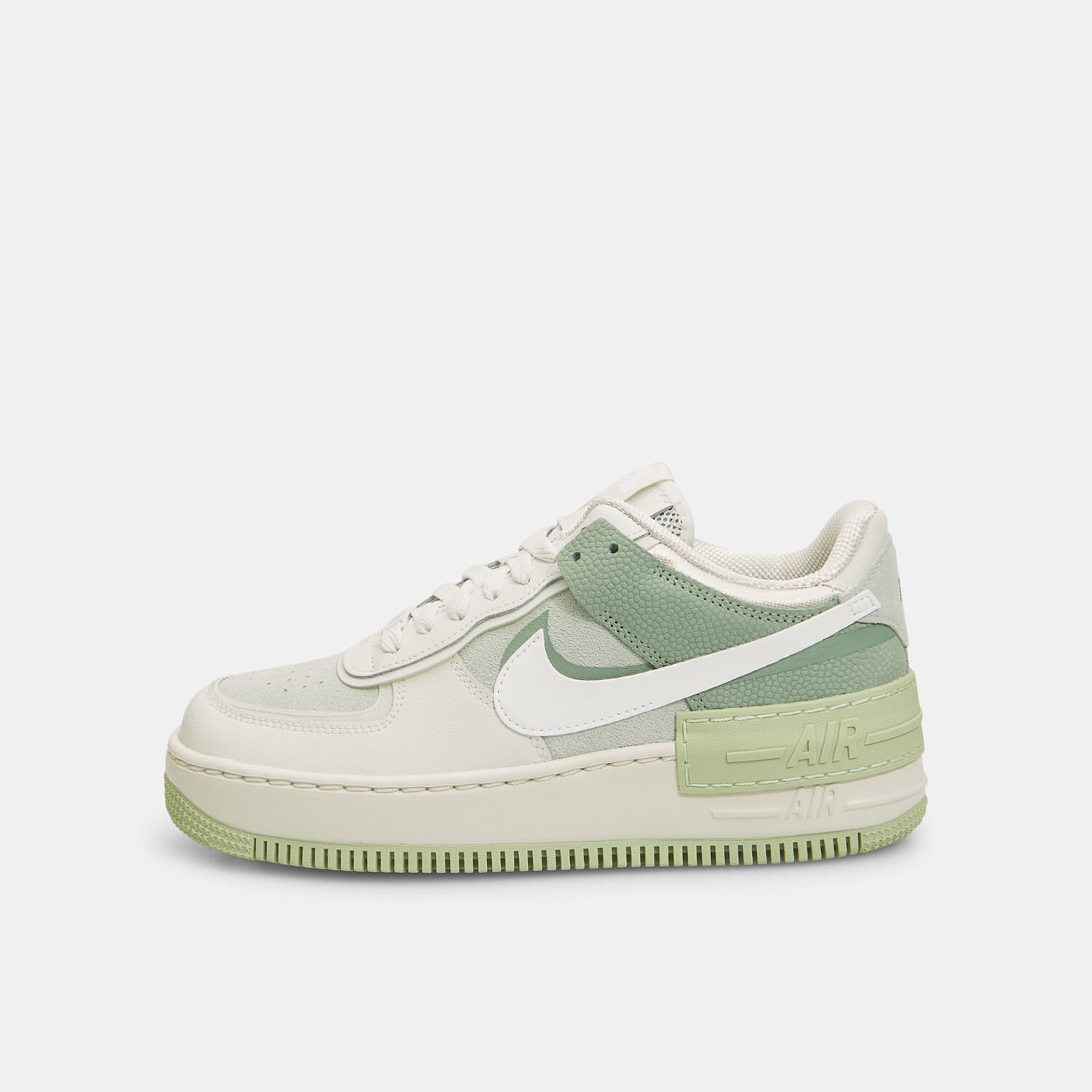 Nike Air Force 1 Shadow green and white AW LAB