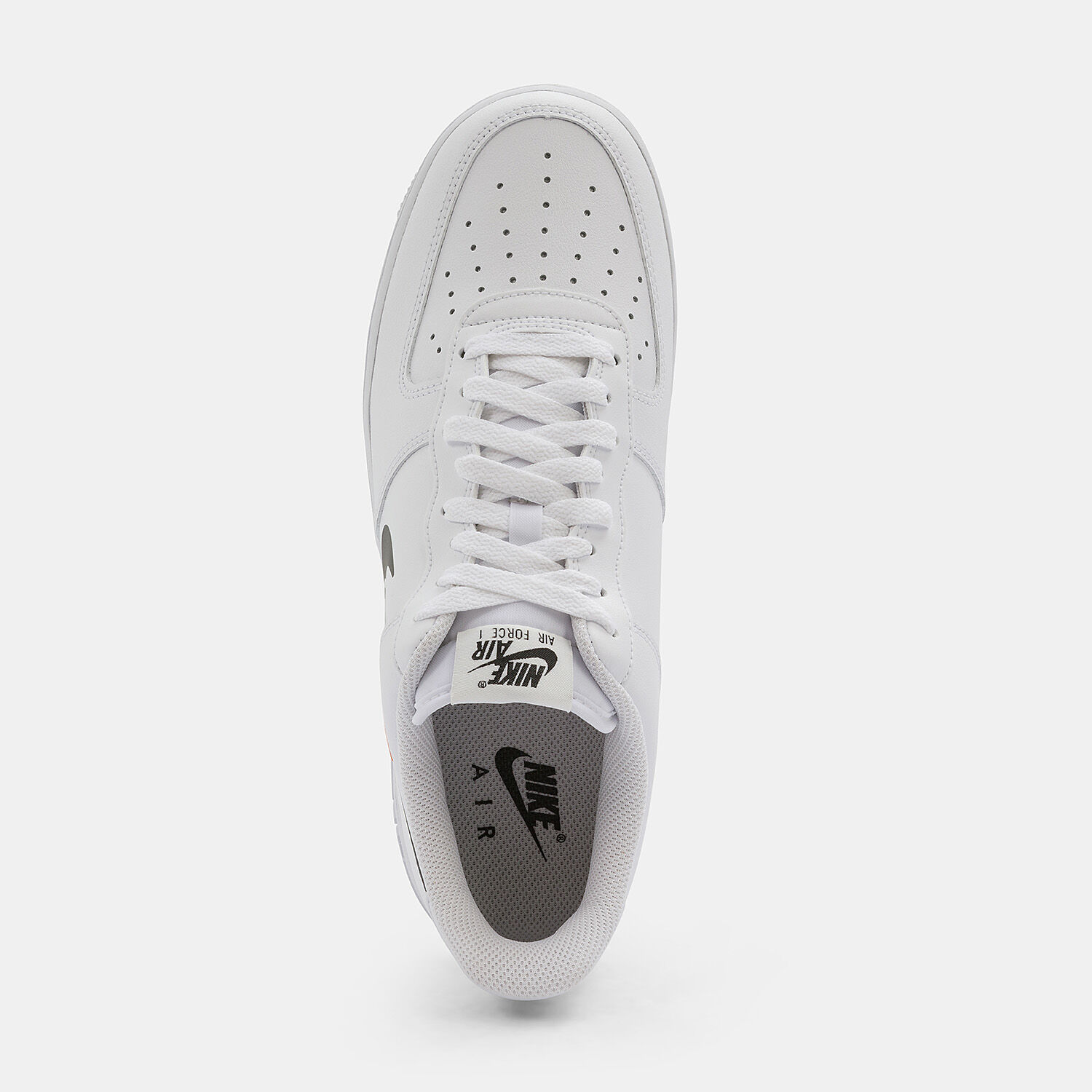 Nike Air Force 1 Low Multi Swoosh grey orange and white AW LAB