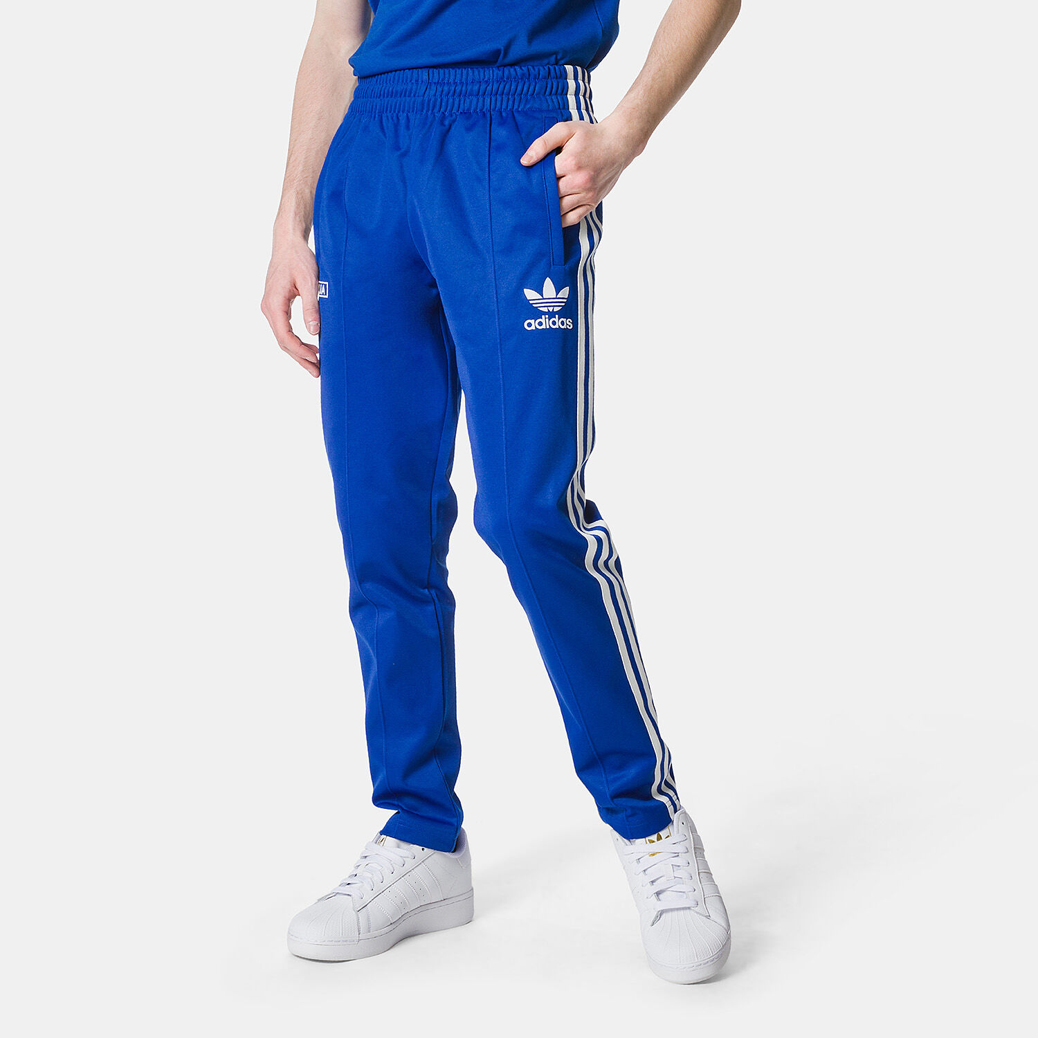 Adidas originals new arrivals tracksuit bottoms blue