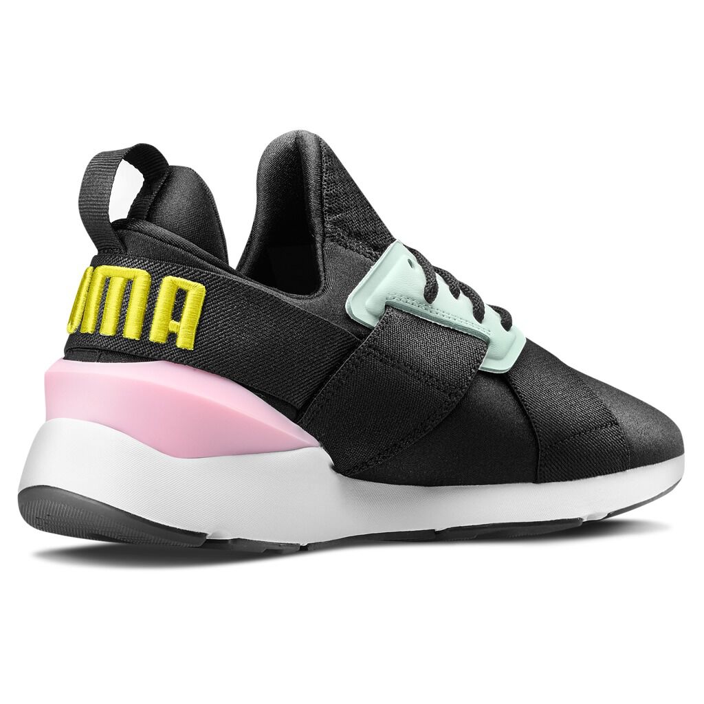 Puma Muse black and pink shoes AW LAB
