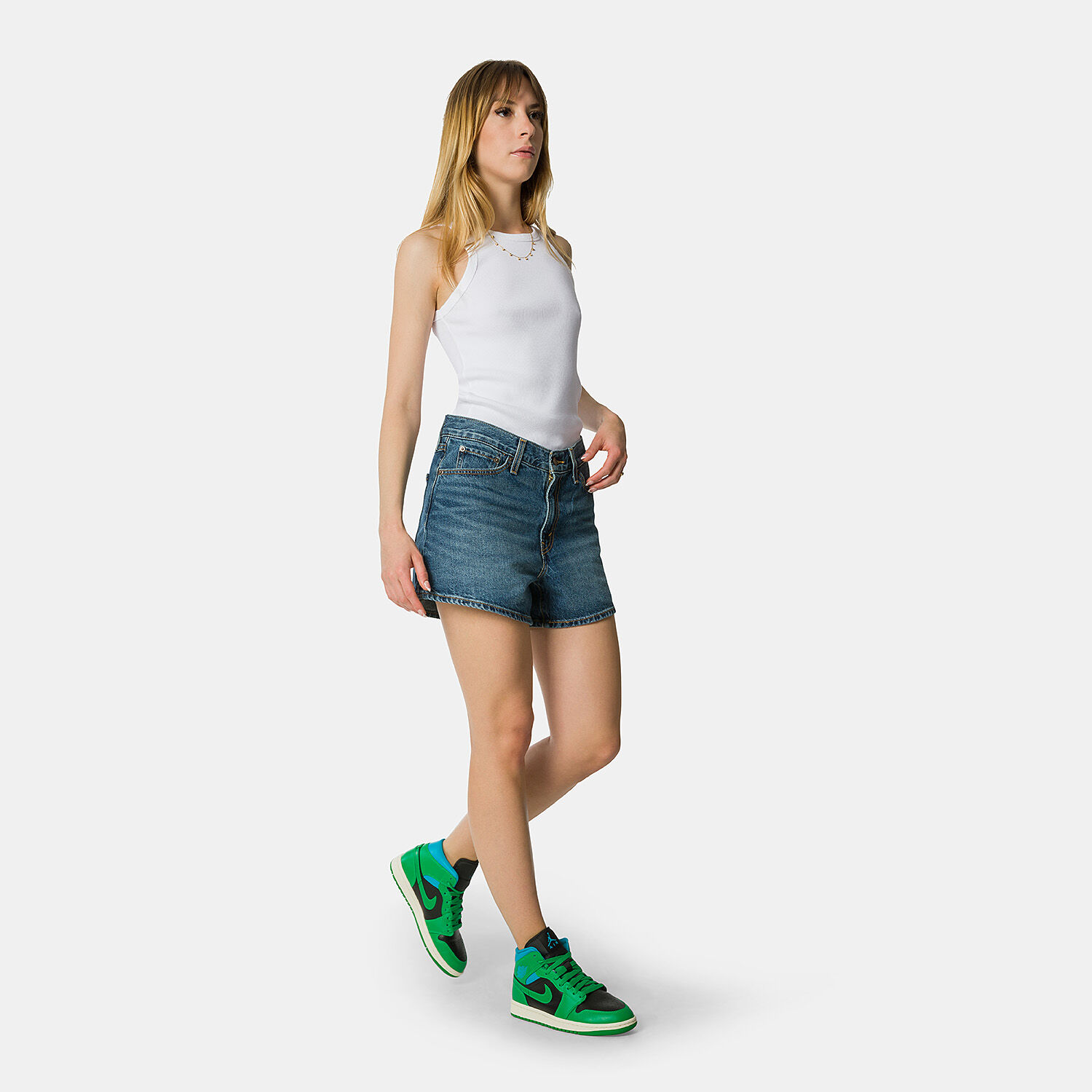 Levi s 80s Mom shorts dark blue AW LAB