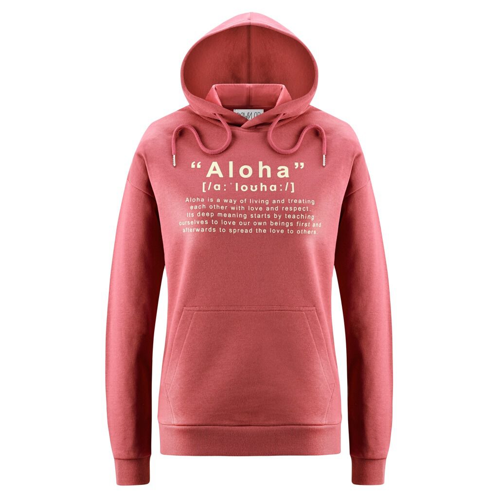 Aloha discount pink hoodie