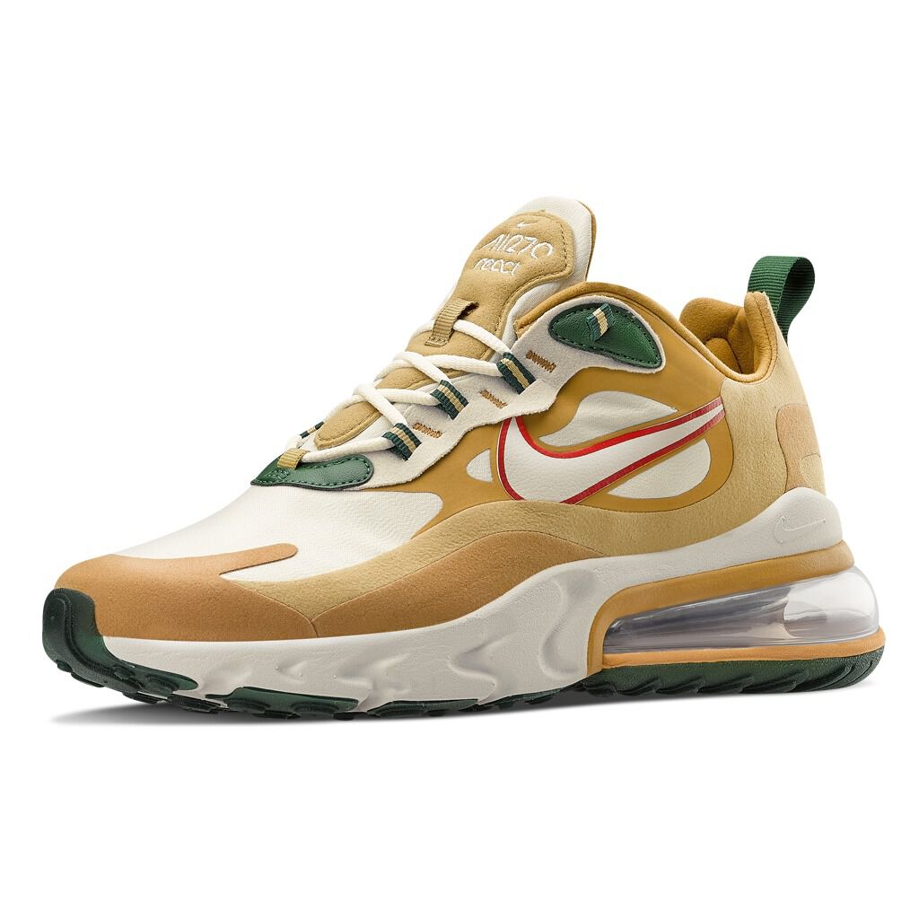 Nike Air Max 270 React gold and white AW LAB