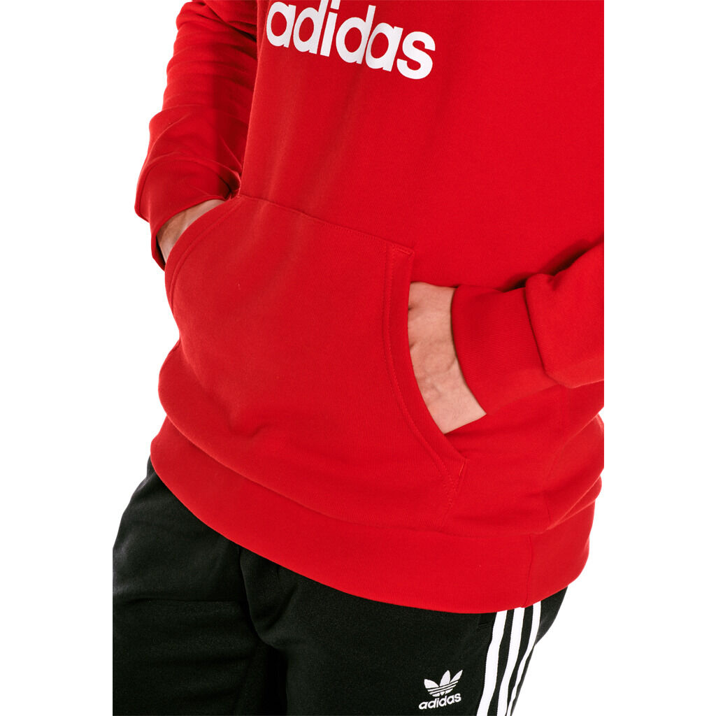 Red adidas trefoil sweatshirt hotsell