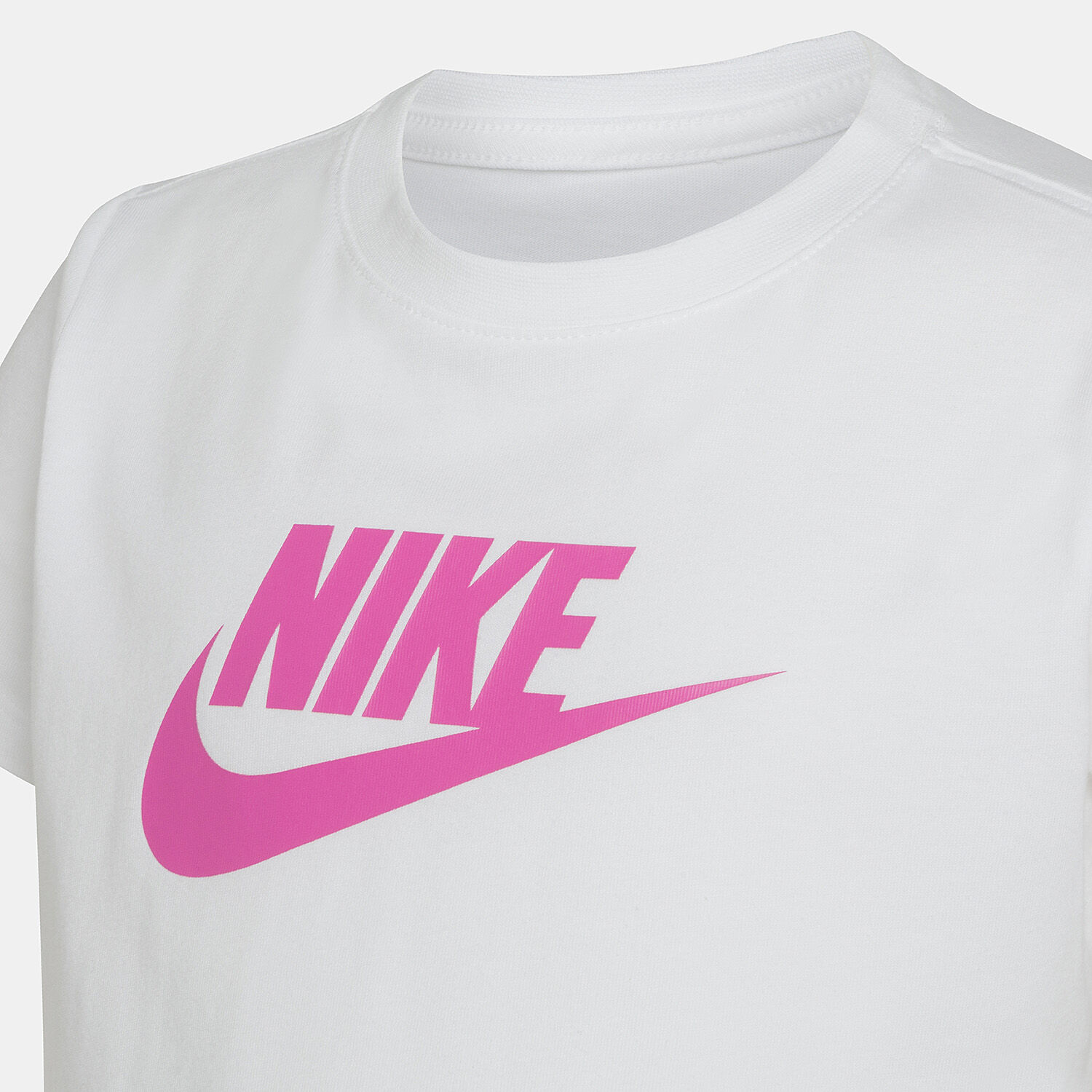 White and sales pink nike shirt