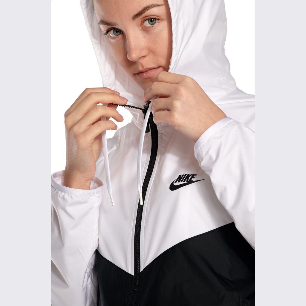 JACKET NIKE SPORTSWEAR WINDRUNNER white and black AW LAB