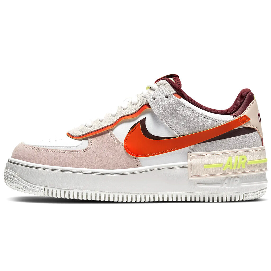 Nike Air Force 1 Shadow white red and orange AW LAB
