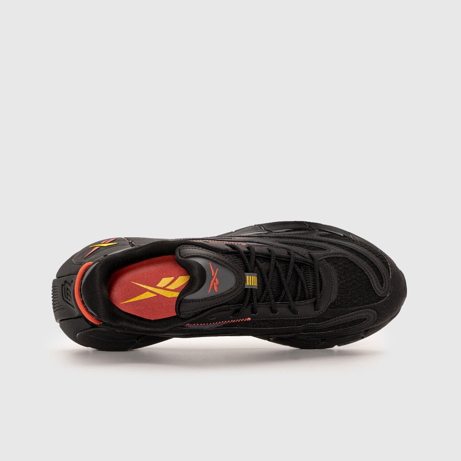 reebok zig kinetica black and orange