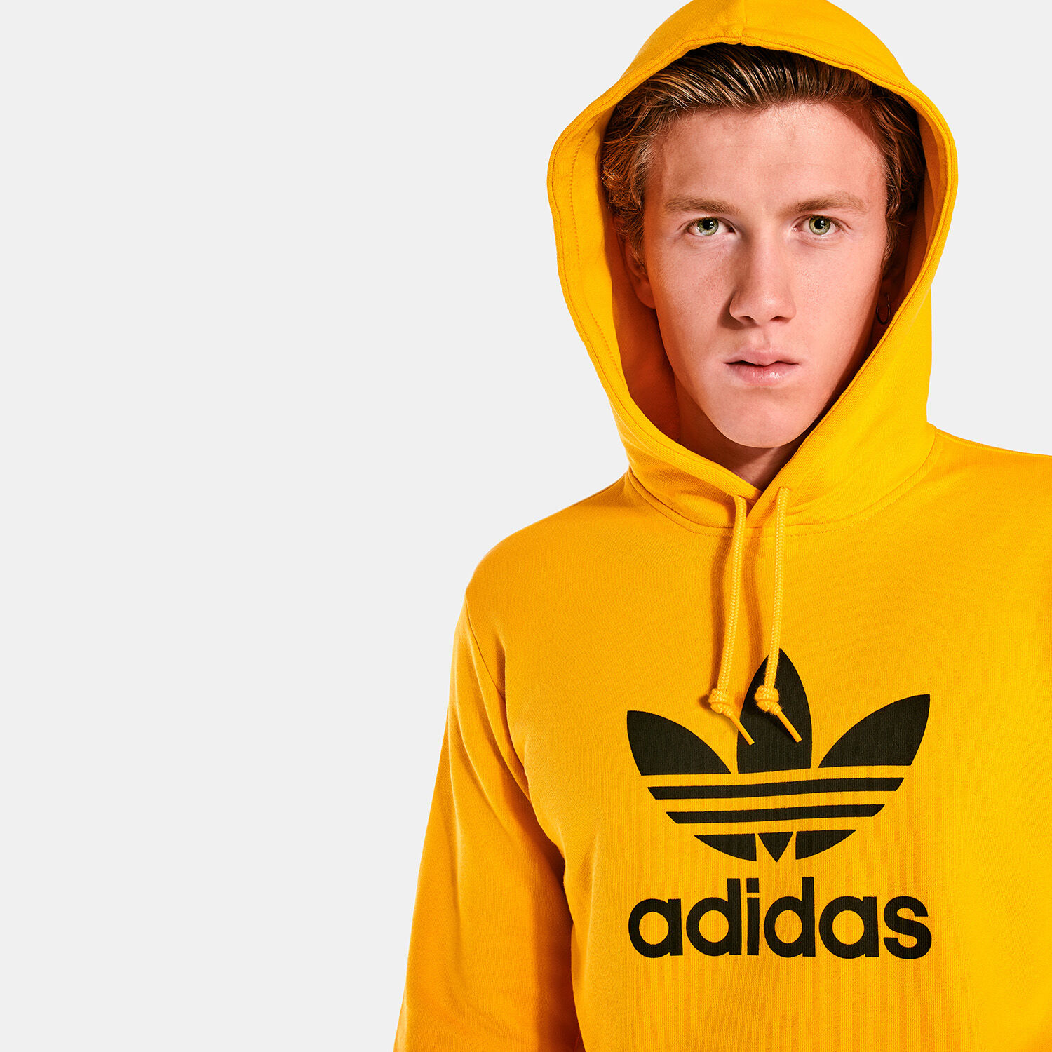 ADIDAS TREFOIL HOODIE yellow aw lab