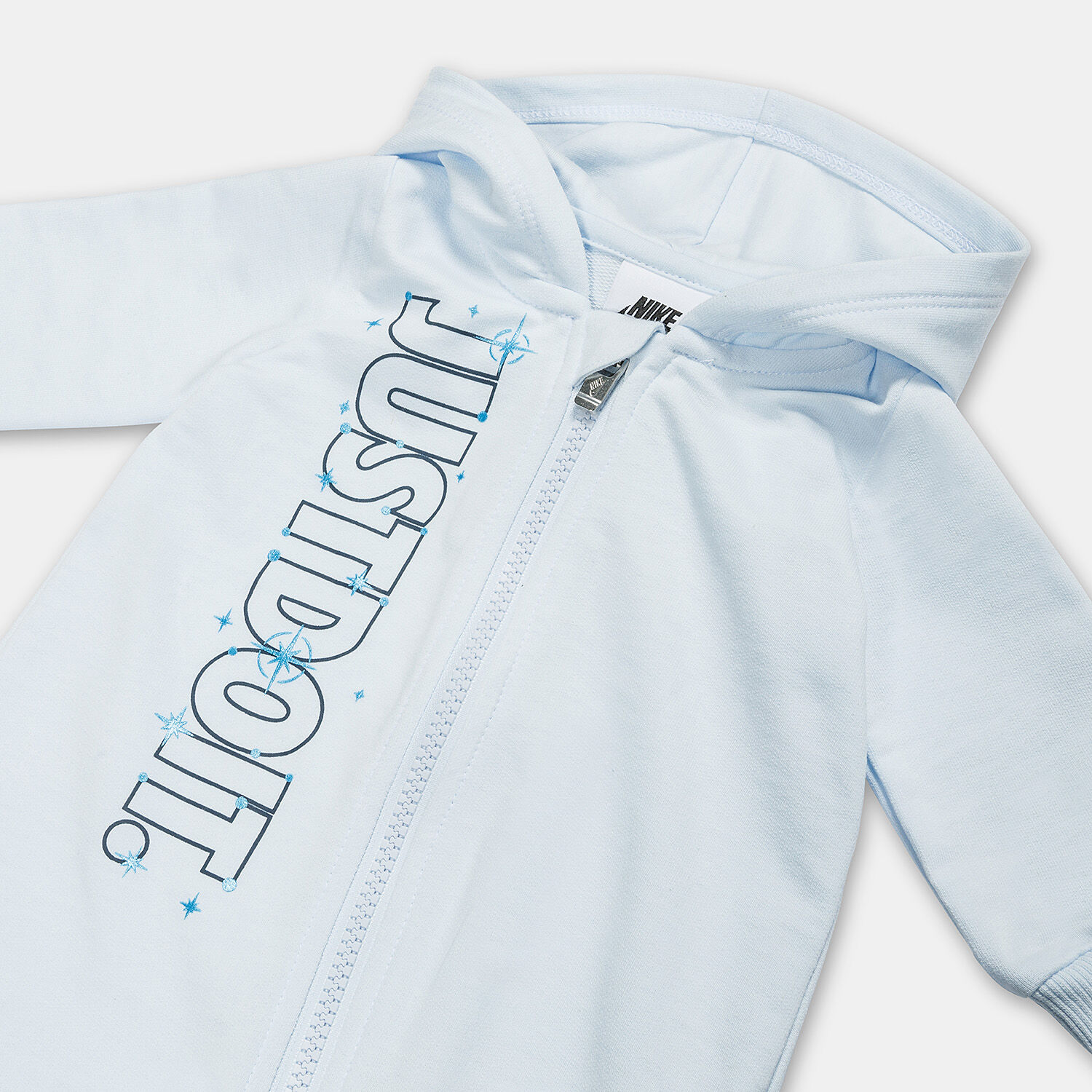 Nike zip up onesie best sale