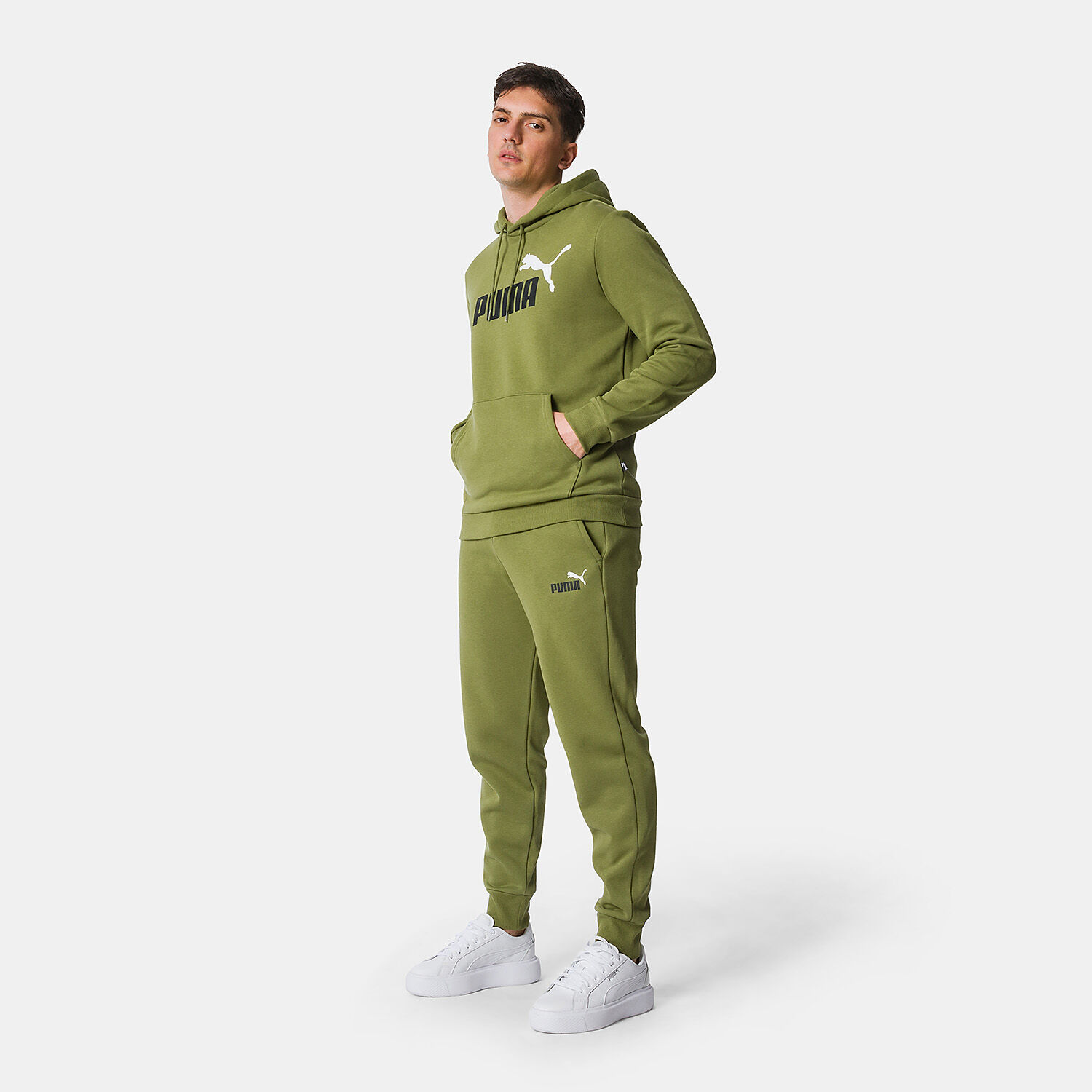 Olive green puma tracksuit online