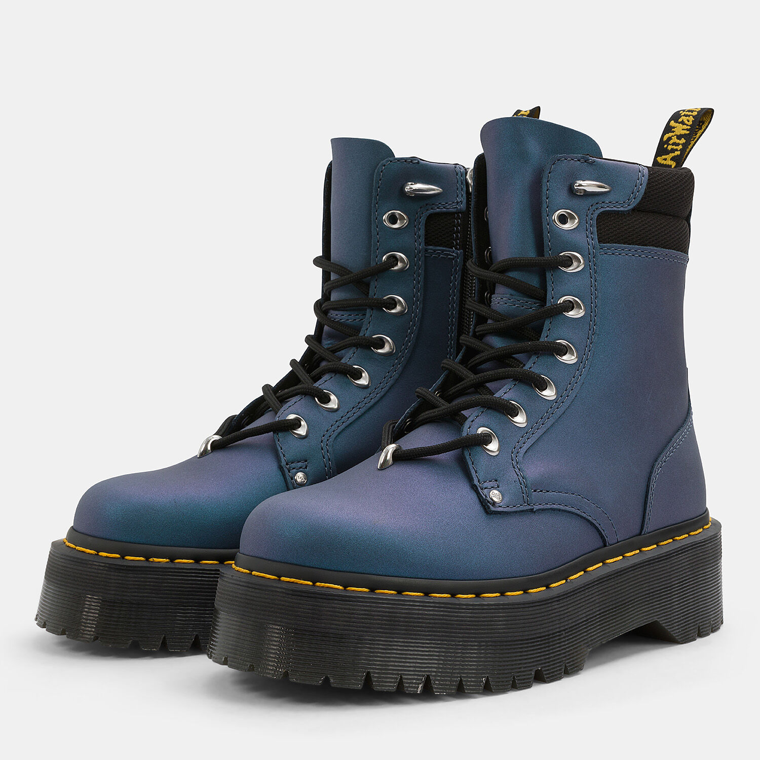 Dr. Martens Jadon HDW II black dark blue and yellow AW LAB