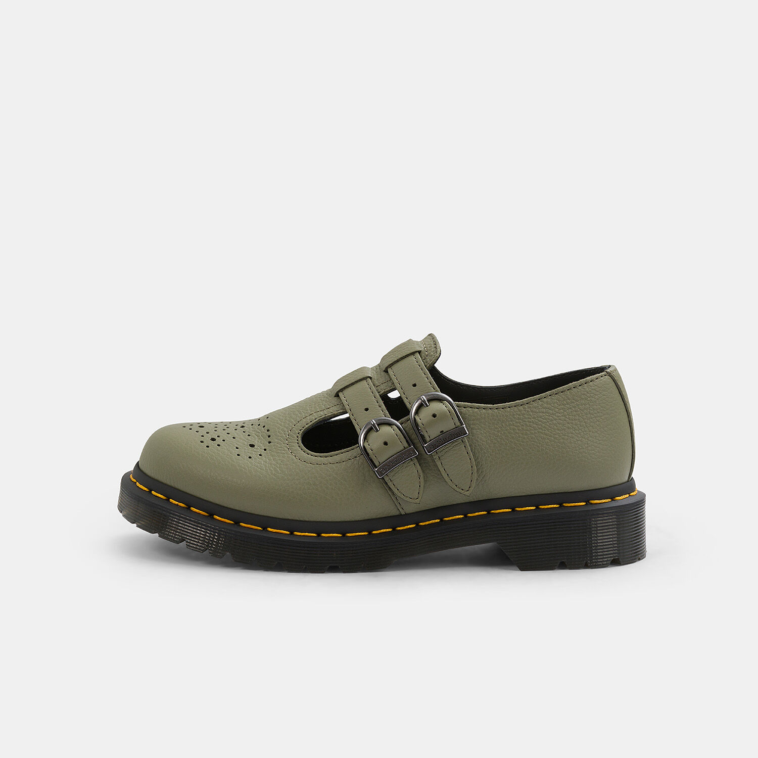 Dr. Martens Mary Jane 8065 verdi nere e gialle AW LAB