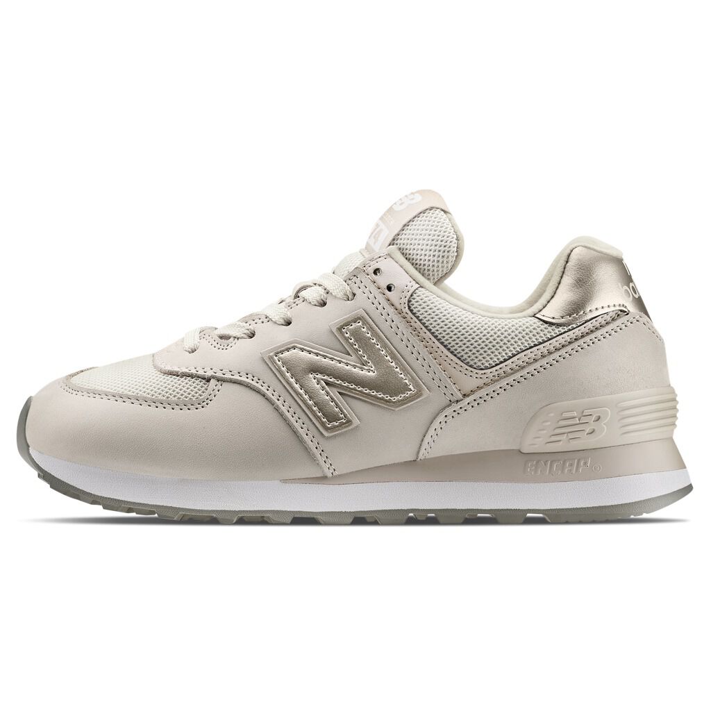 NEW BALANCE 574 white shoes AW LAB