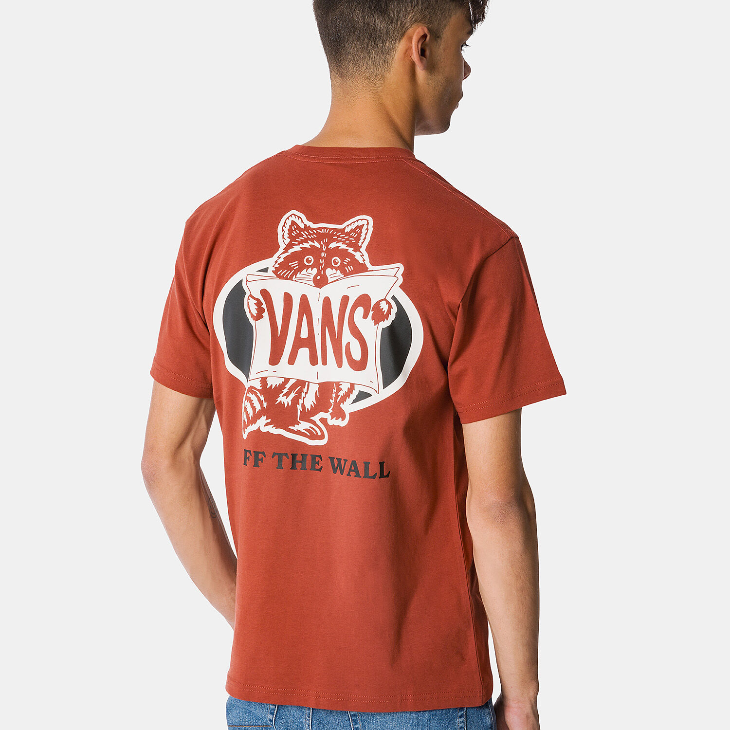 T shirt 2025 vans rouge