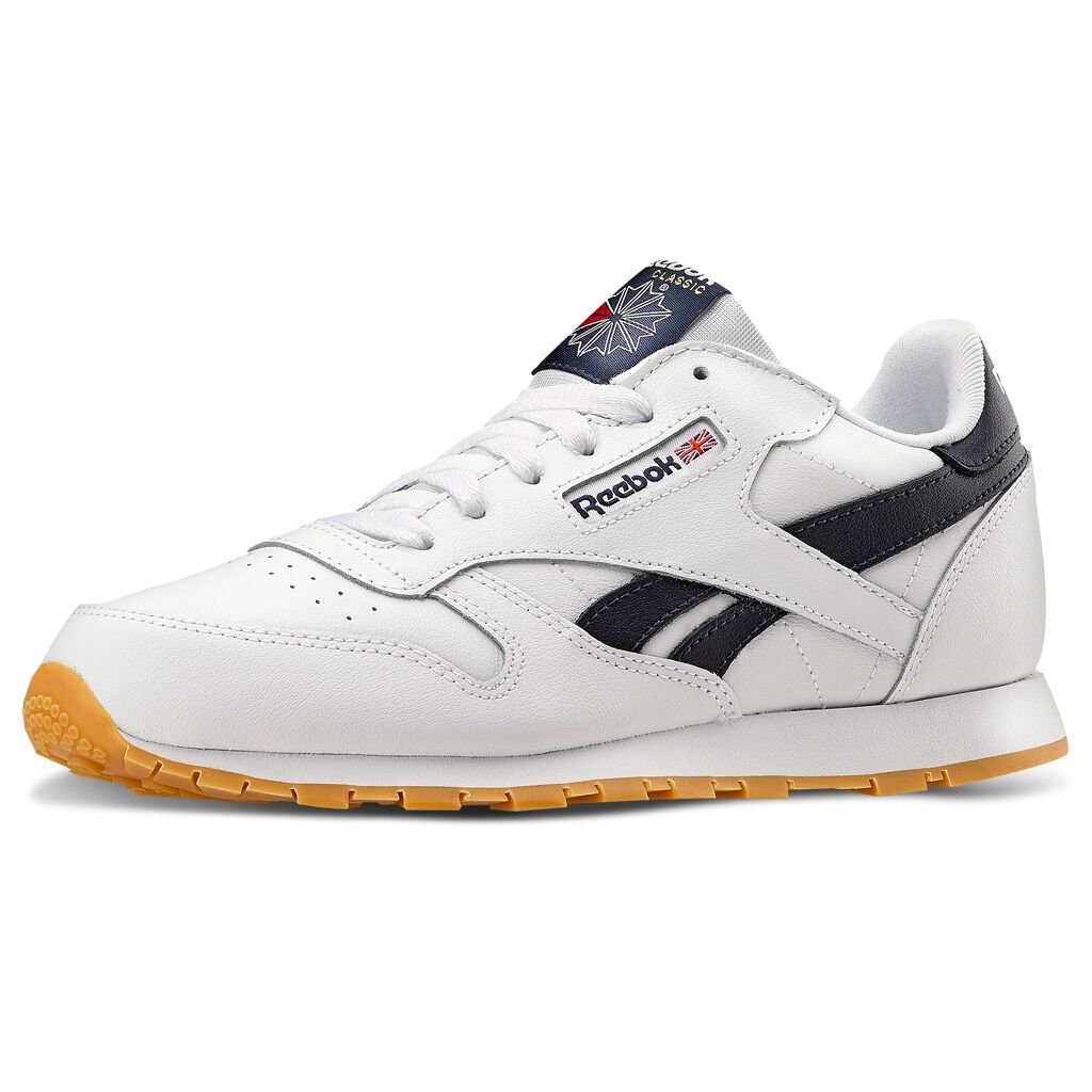 REEBOK CLASSIC LEATHER Child White dark blue AW LAB