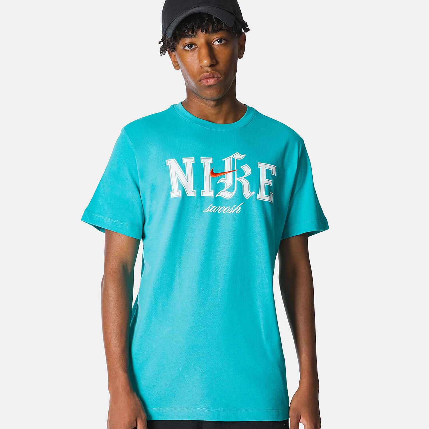 Red blue and white nike shirt on sale
