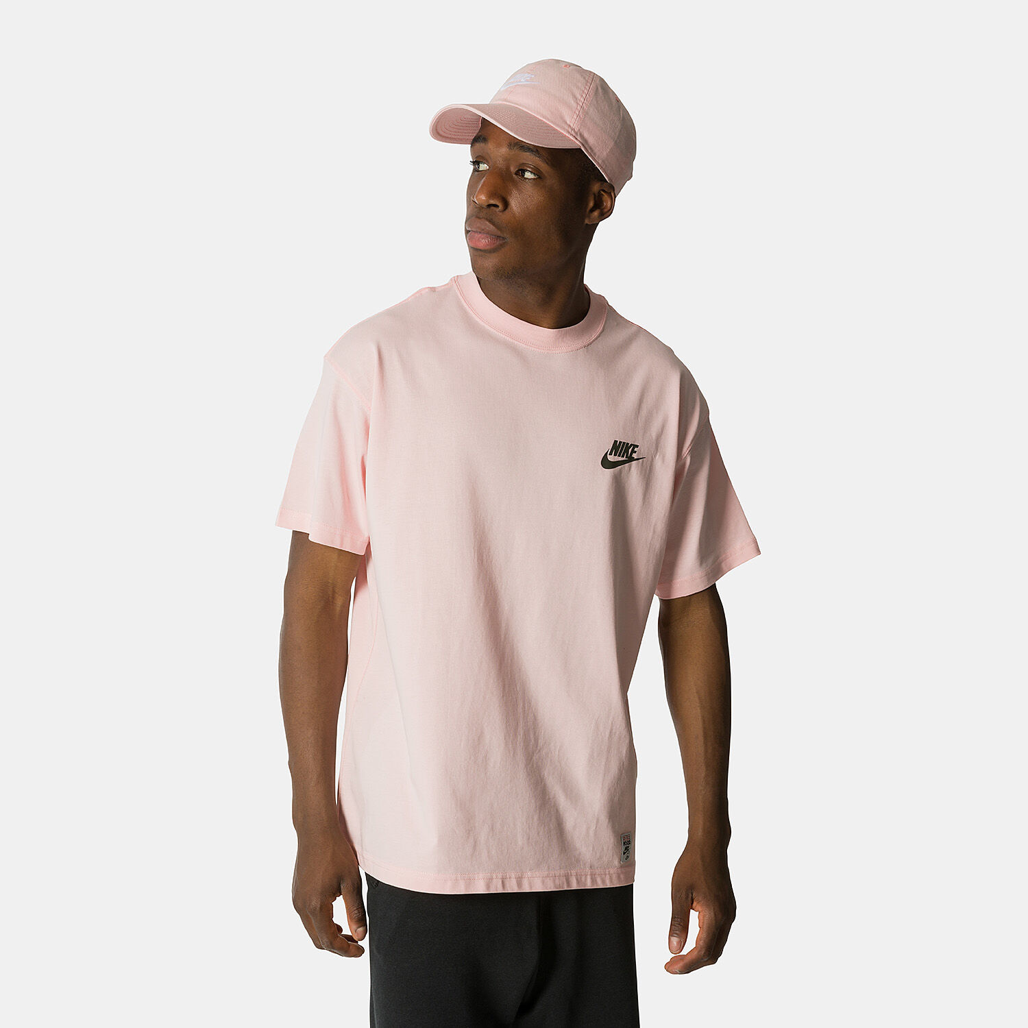 Pink black and white nike shirt store